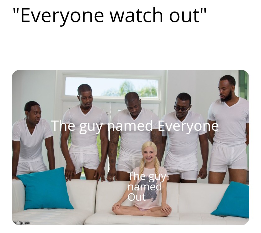 5 dudes and 1 girl meme r/dankmemes