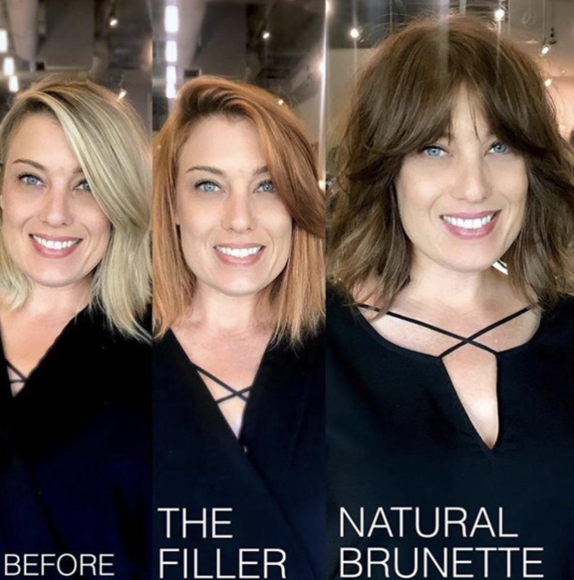 What the heck is filler? Hair color has underneath pigment (it’s why