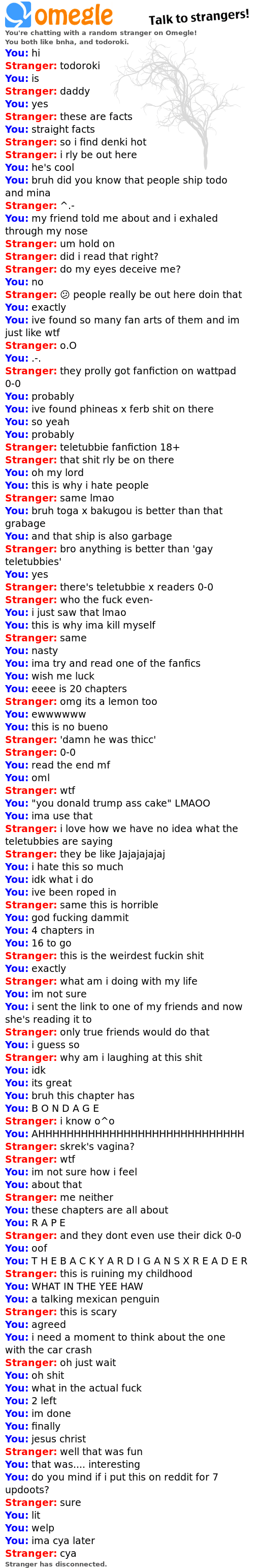 Me and this dude decided to read a Teletubbies x Reader one shots book