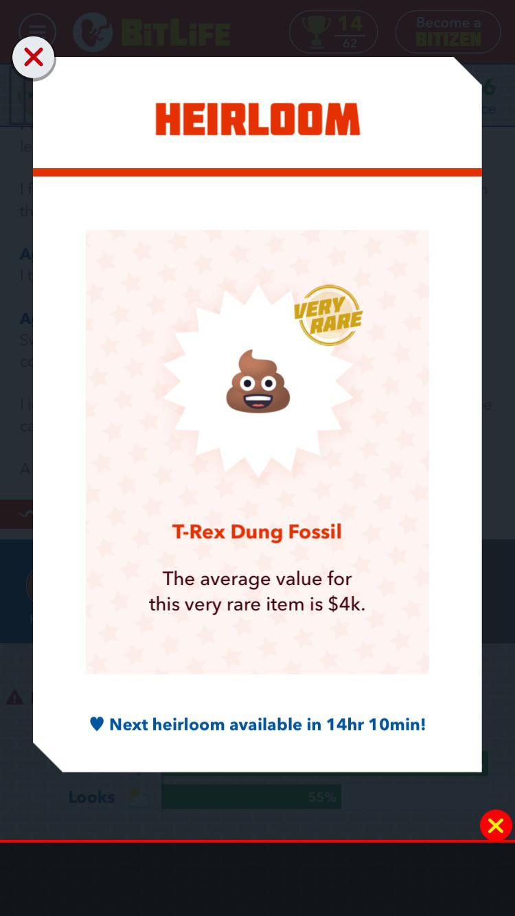 *Jurassic park theme on recorder starts playing* r/BitLifeApp