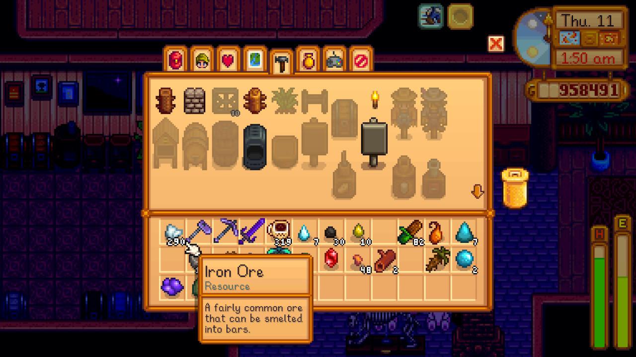 Iron Ore Farming 150300/day. Check Comments r/StardewValley