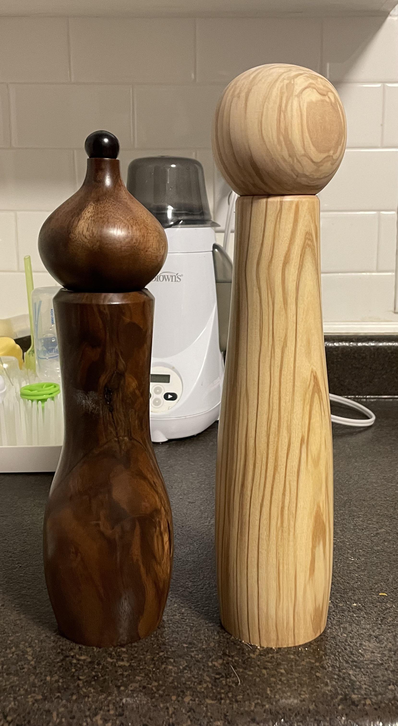 I might be hooked on making pepper mills. 1st and 2nd one ever. But do