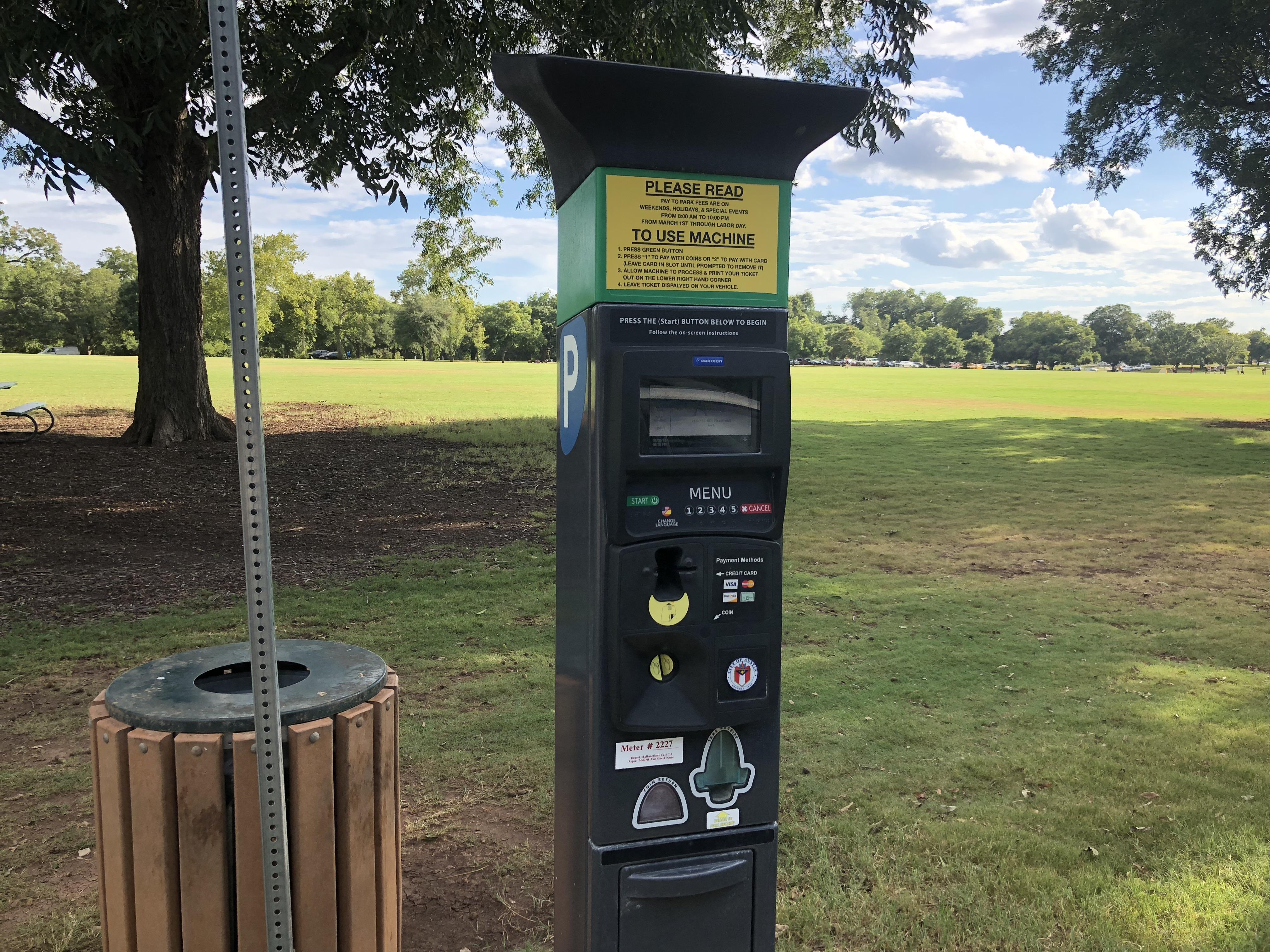 Paid Parking at Zilker imminent 😊 (Pay to play or home you will stay