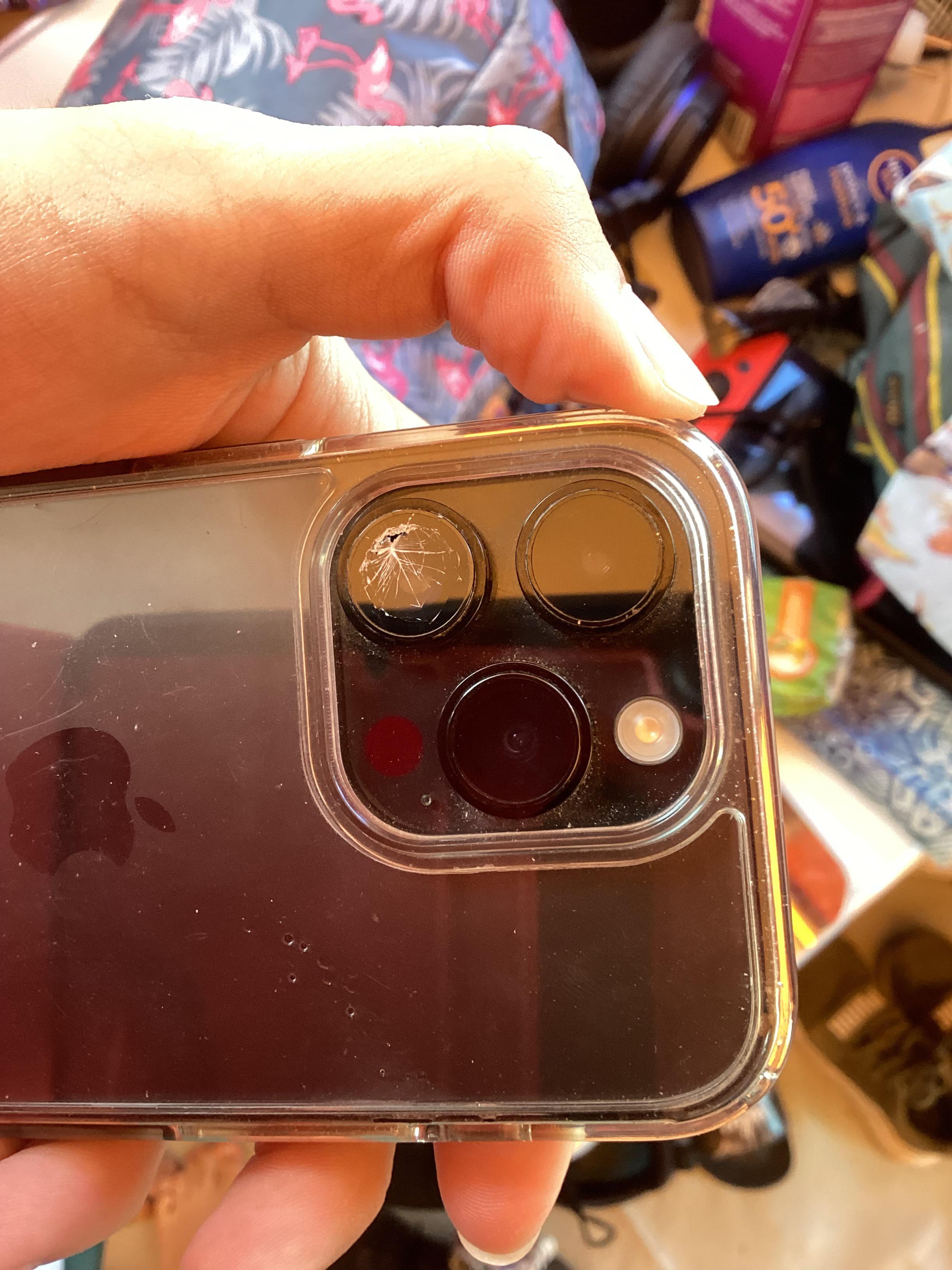 iphone 14 pro camera lens cracked how easily fixable is this? r/iphone