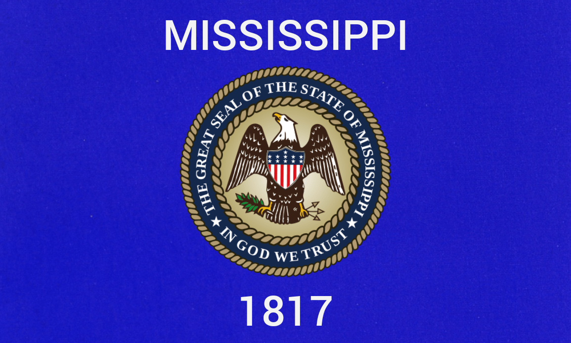 Flag of Mississippi but it's the worst r/vexillologycirclejerk