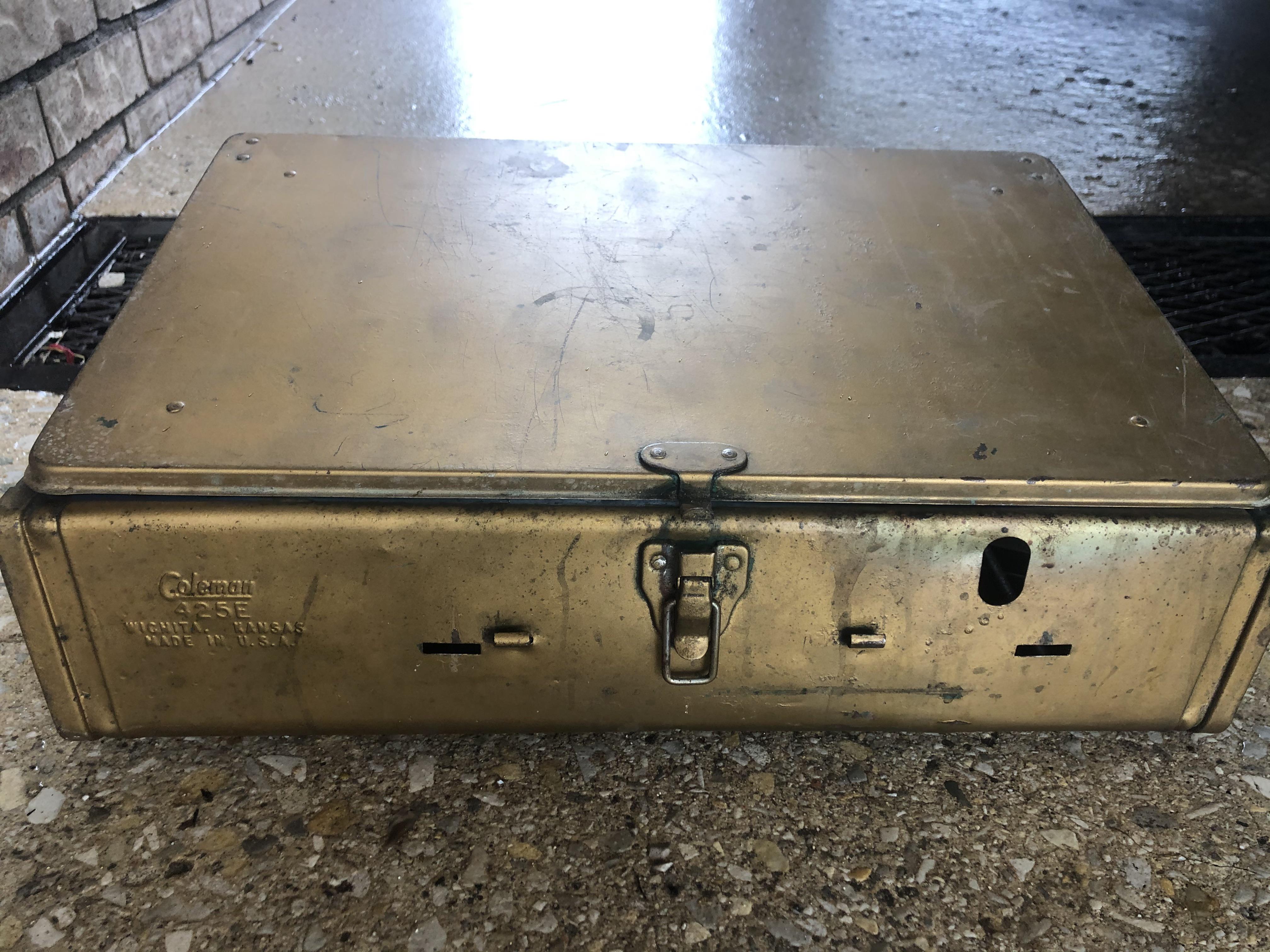 Why is my Coleman stove this color? Also can’t seem to find the date on