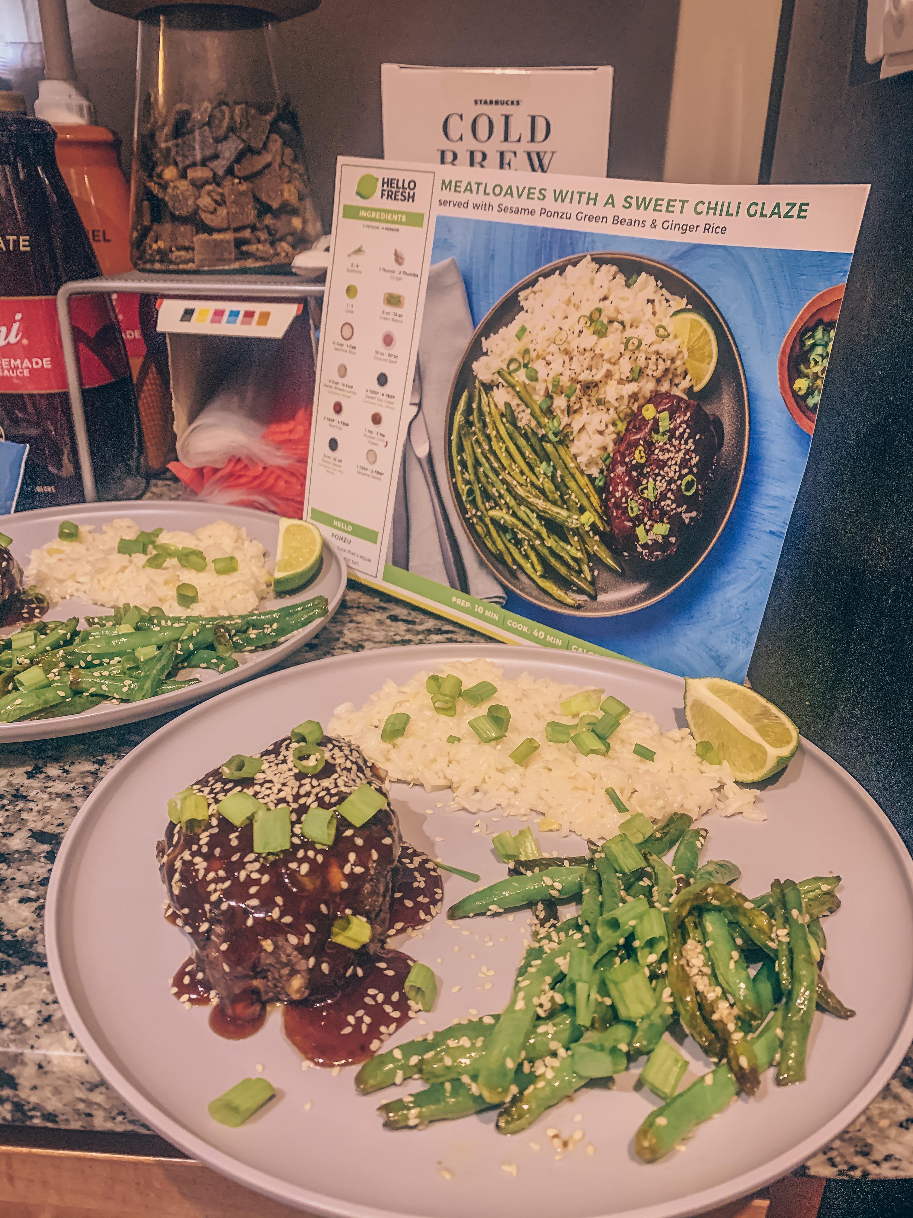 sweet chili meatloaves (so good!) r/hellofresh