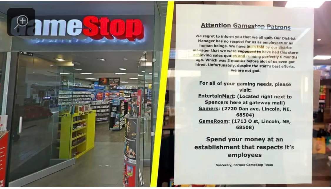 Is that GameStop has pushed it employee’s to do? GameStop