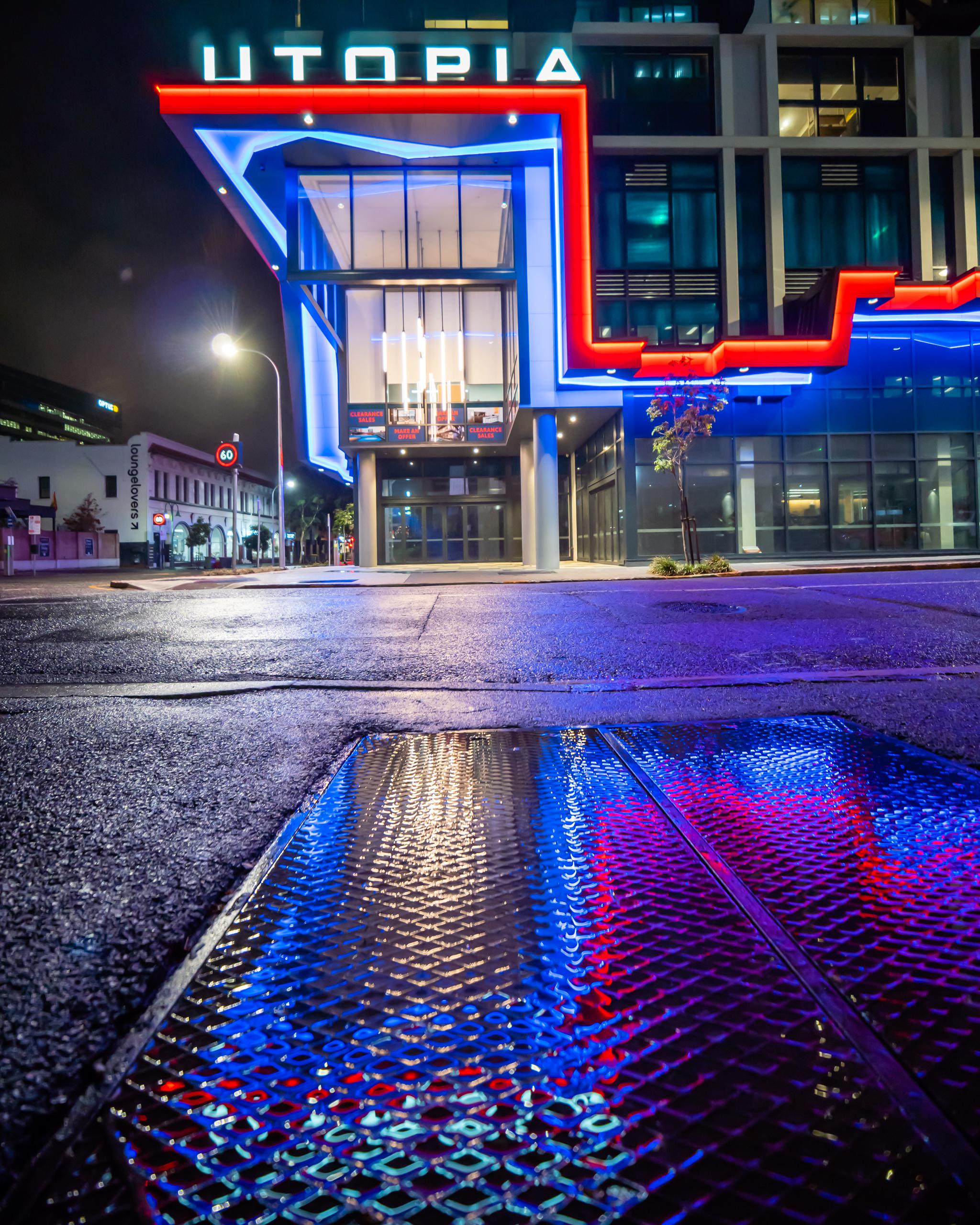 Wet Utopia, Fortitude Valley. More photo info in comments. r/brisbane