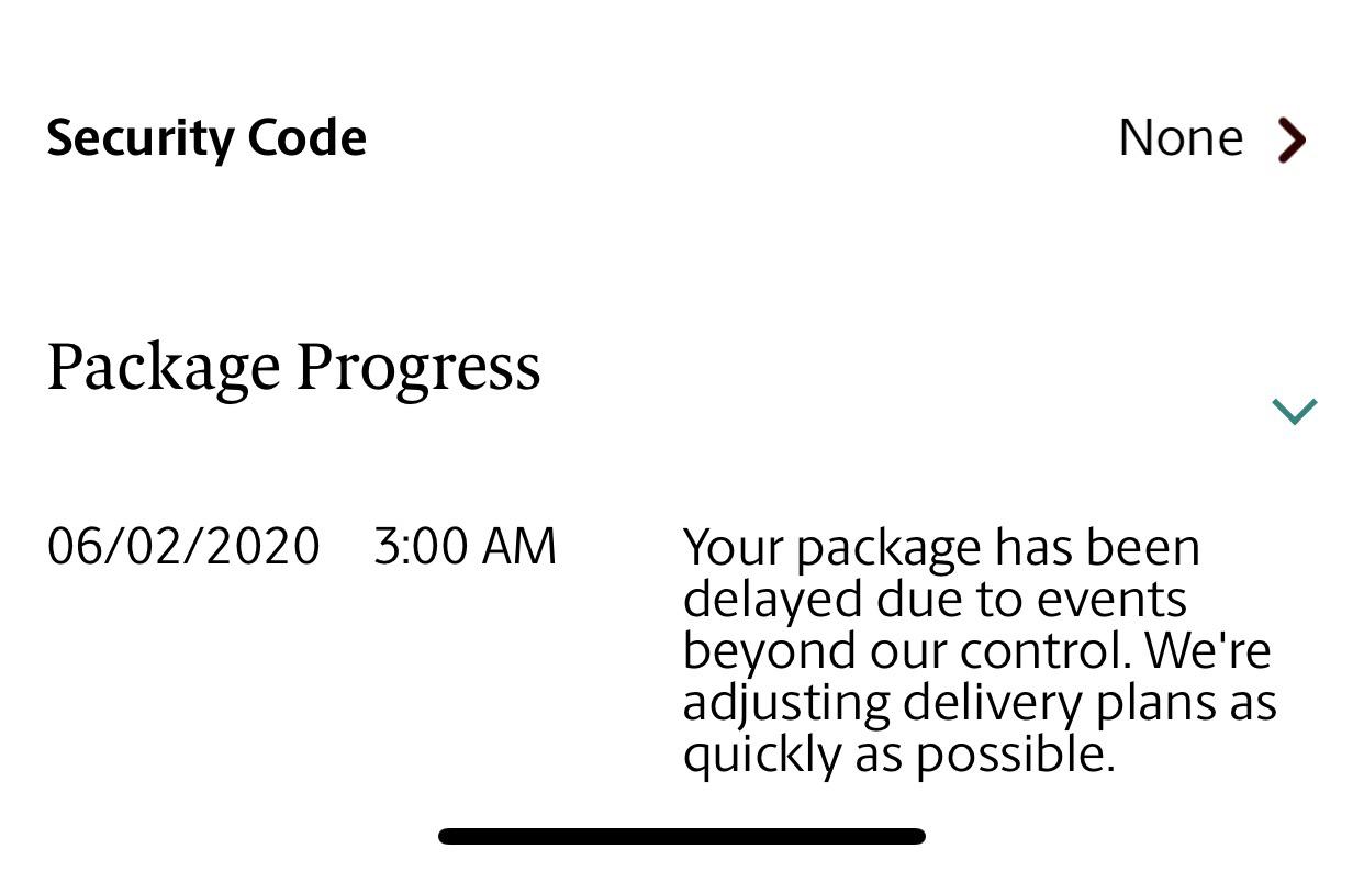 It’s been 4 days and no update .. tracking says it should be delivered