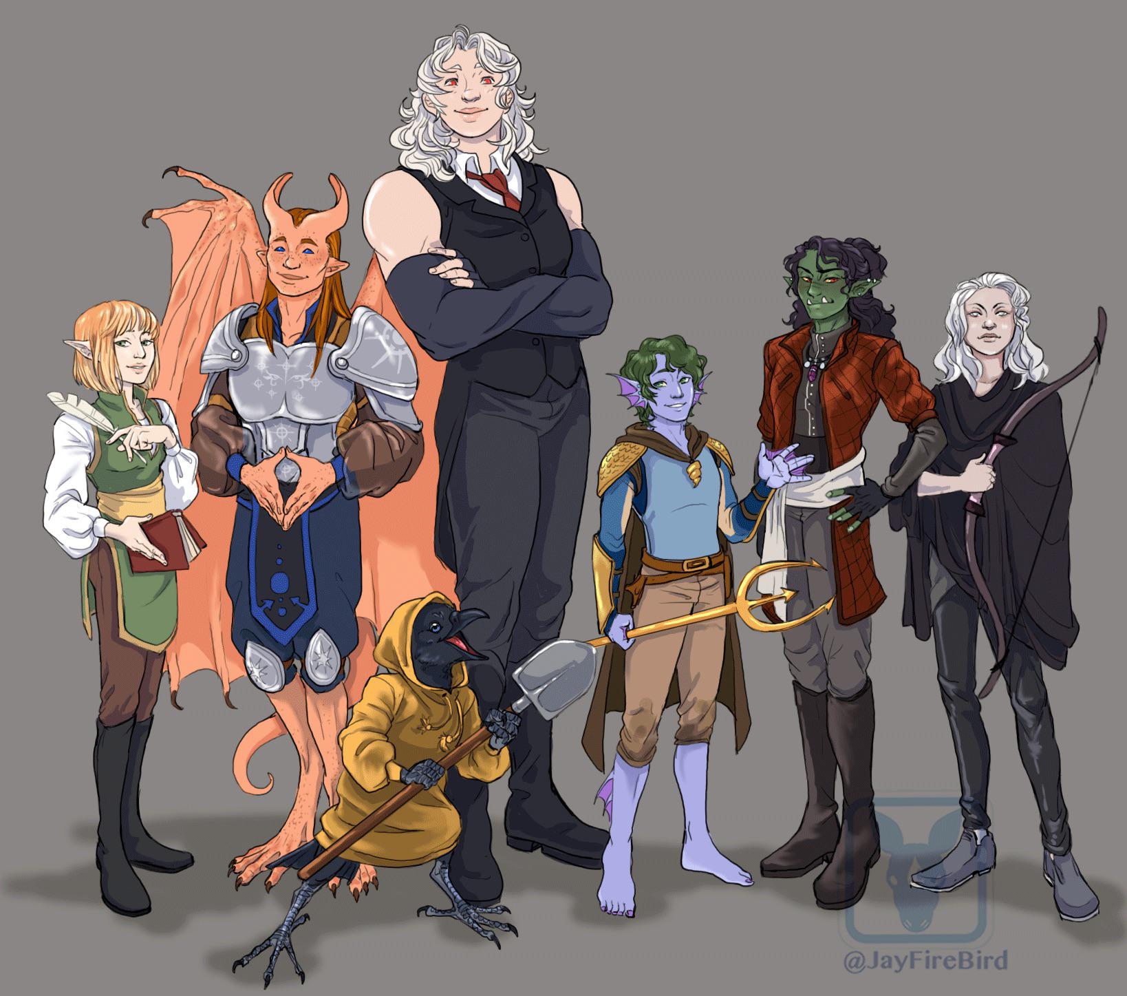 [OC][Art] Curse of Strahd Squad r/DnD