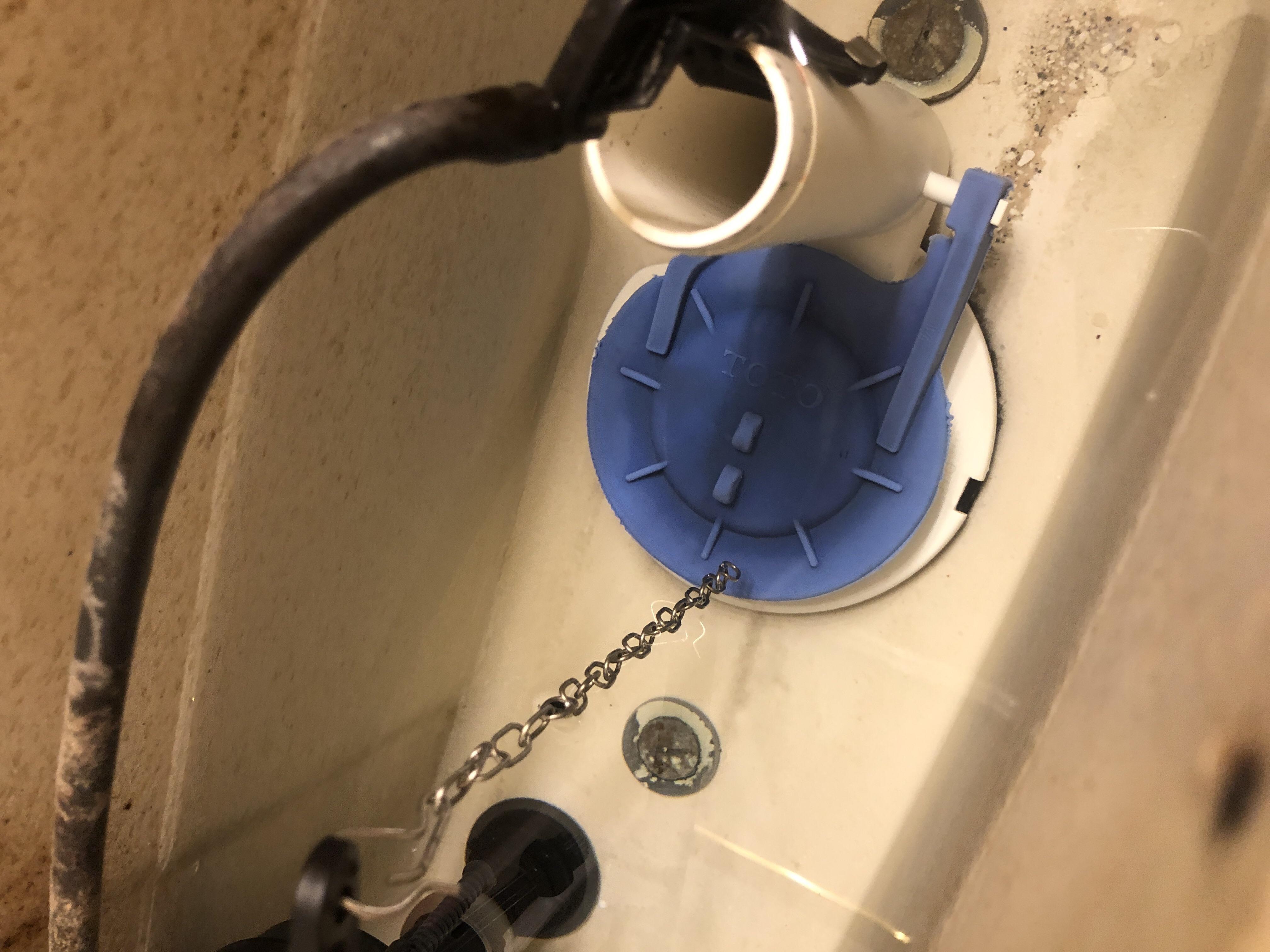 how to connect the chain properly to the toilet flapper howto