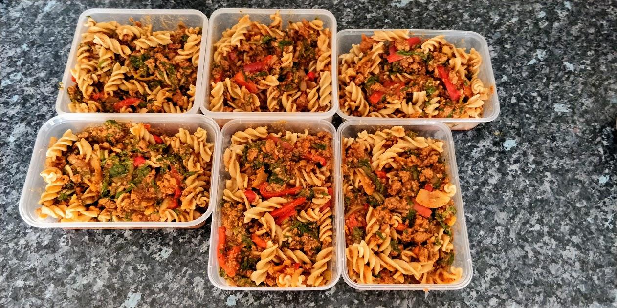 Vegan Pasta Mealprep 6 days of lunches in less than 30 minutes! r