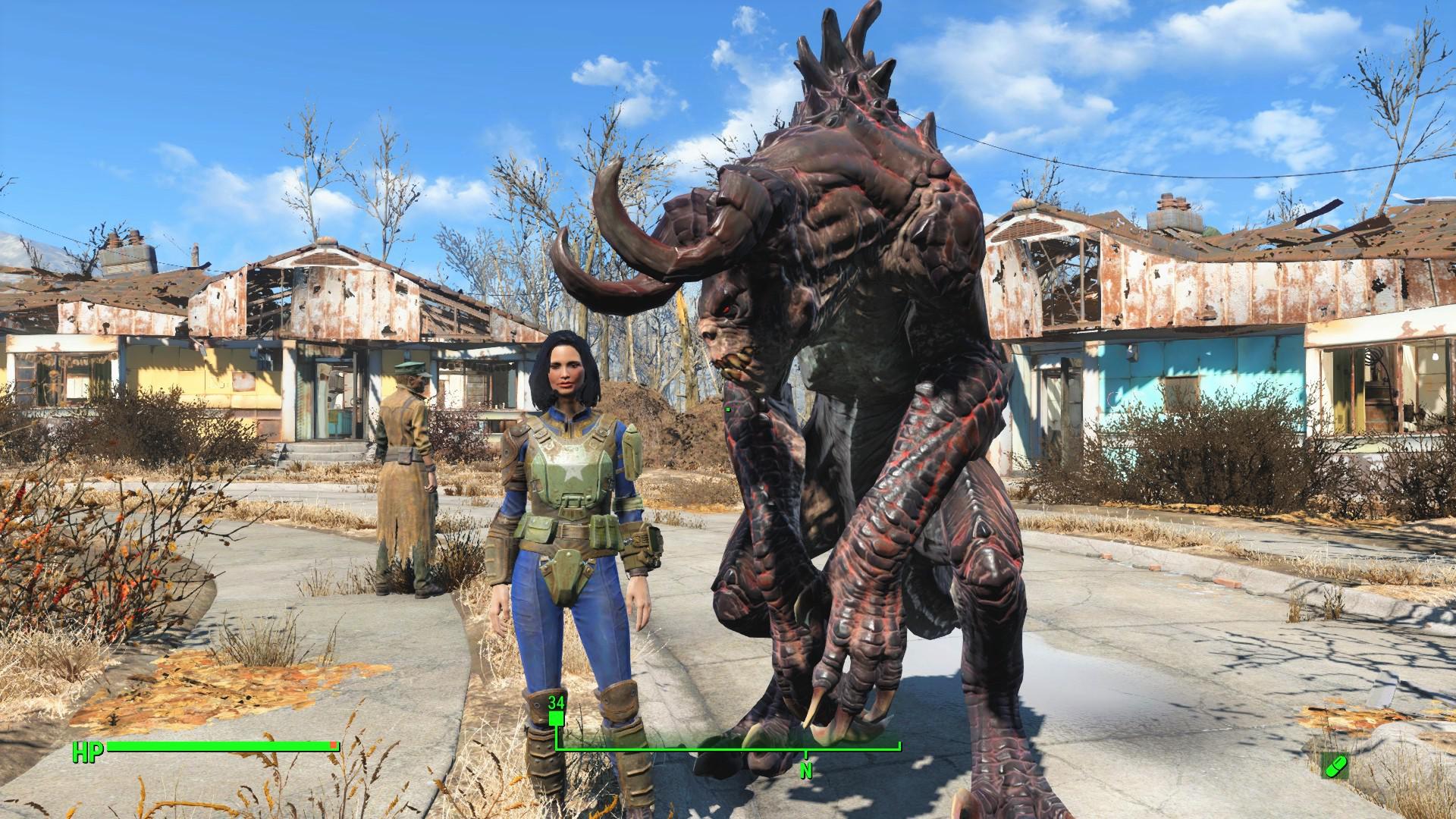 First time taming a Deathclaw and he's my new best friend, sorry