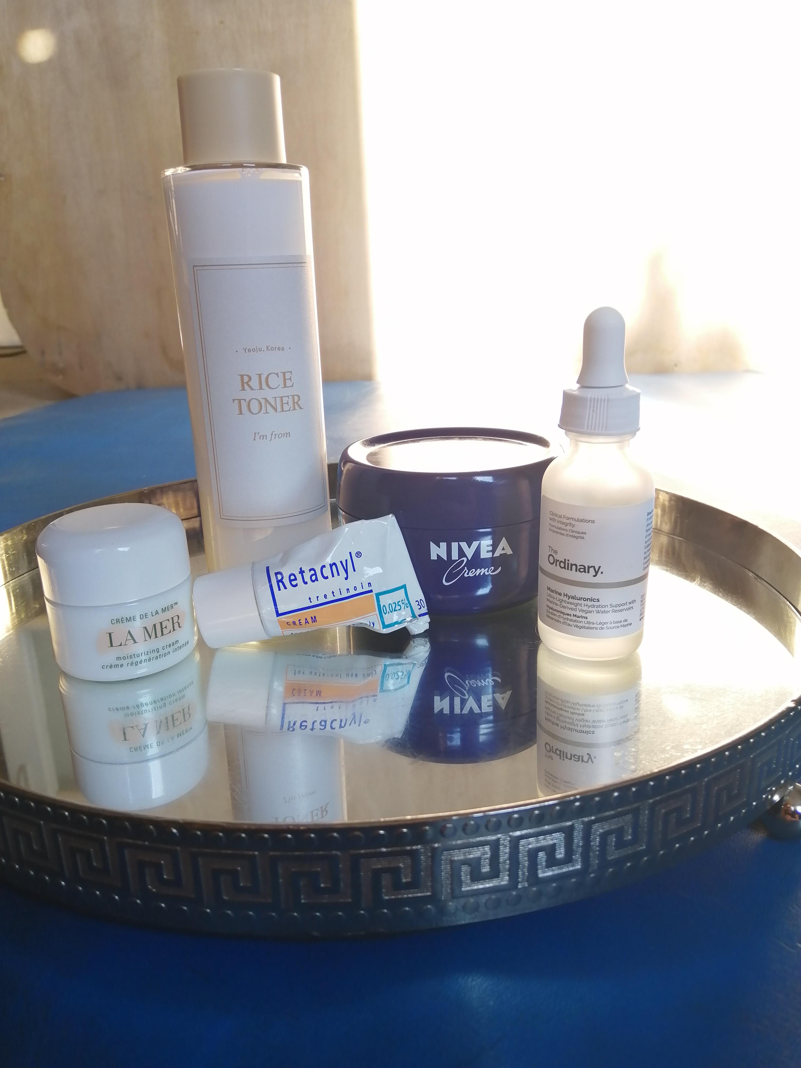La mer vs nivea as thick cream alongside tretinoin. r/tretinoin