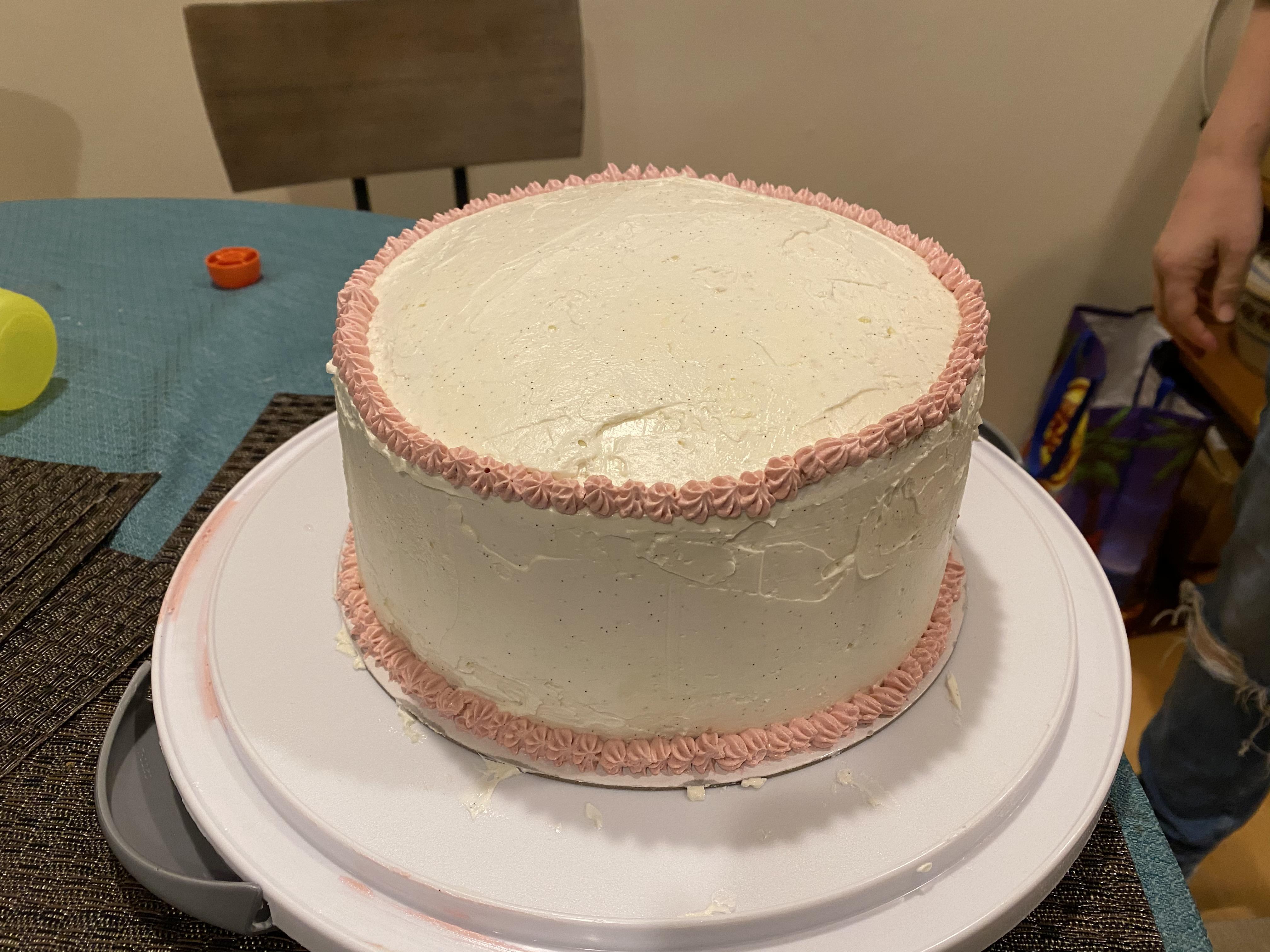 My daughter turns 1 tomorrow so I attempted Stella Park’s Vanilla