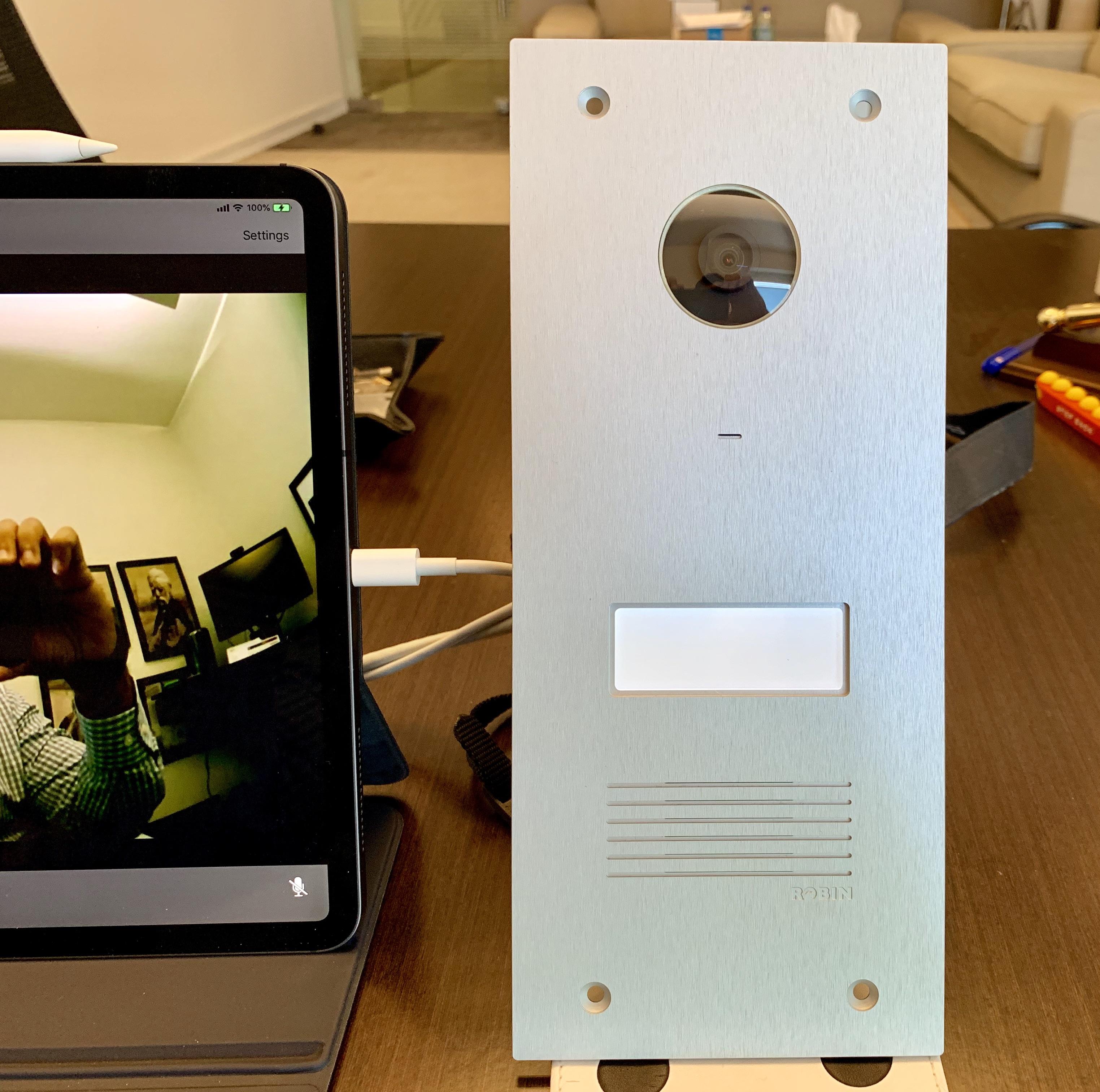 I just received the first HomeKit certified video doorbell the ProLine