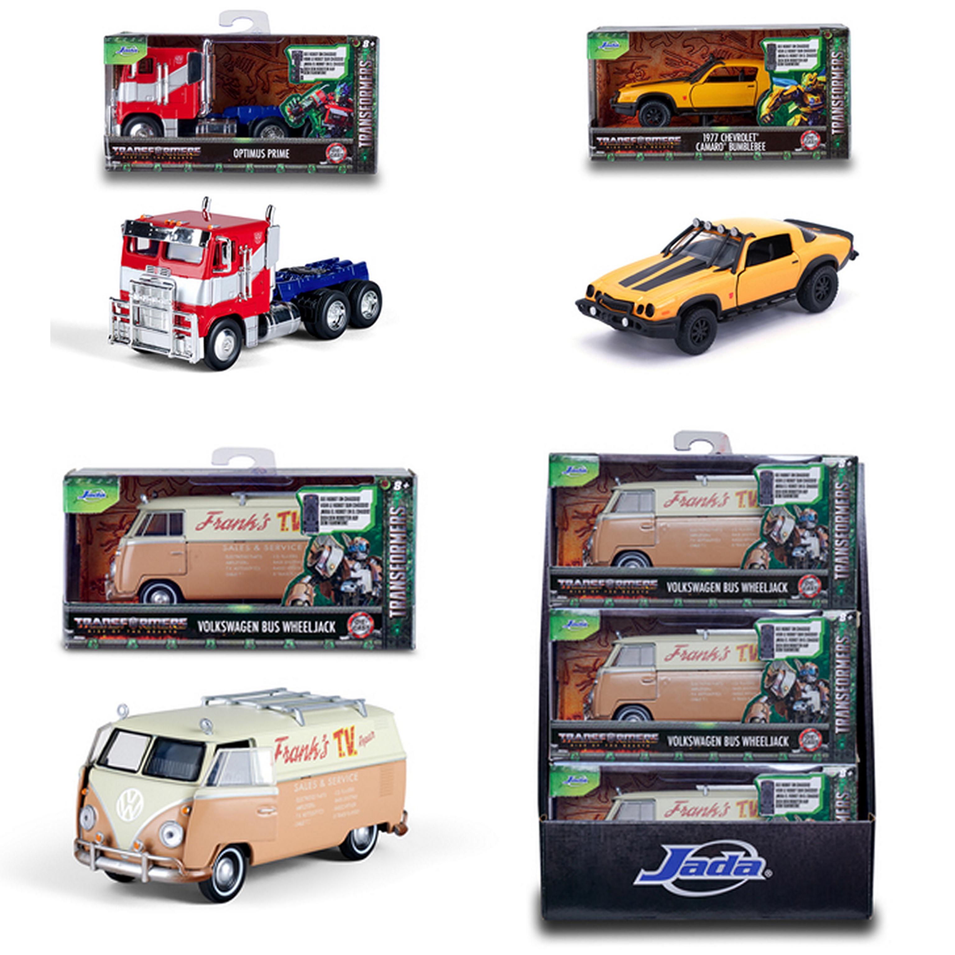 First Look at Jada’s 132 Scale Diecast Vehicles of Wheeljack, Optimus
