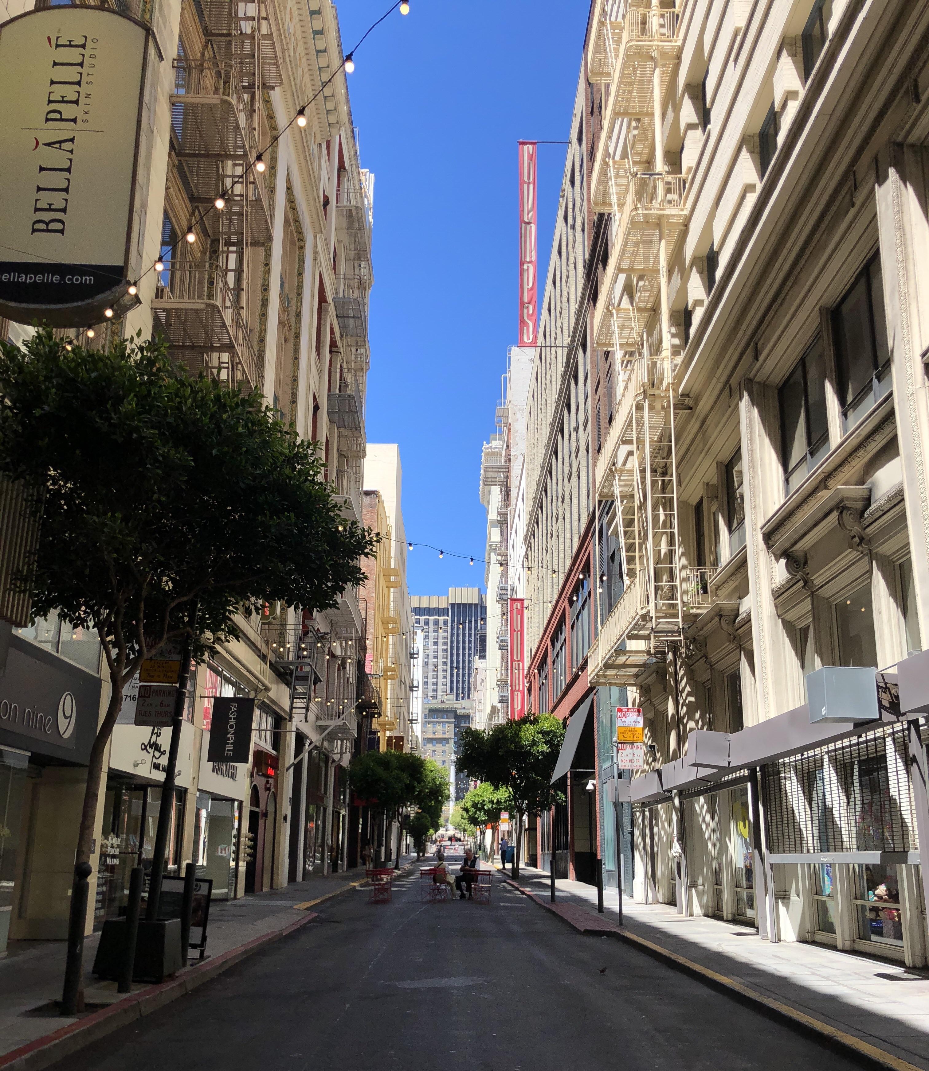 Saturday Morning on Maiden Lane r/sanfrancisco