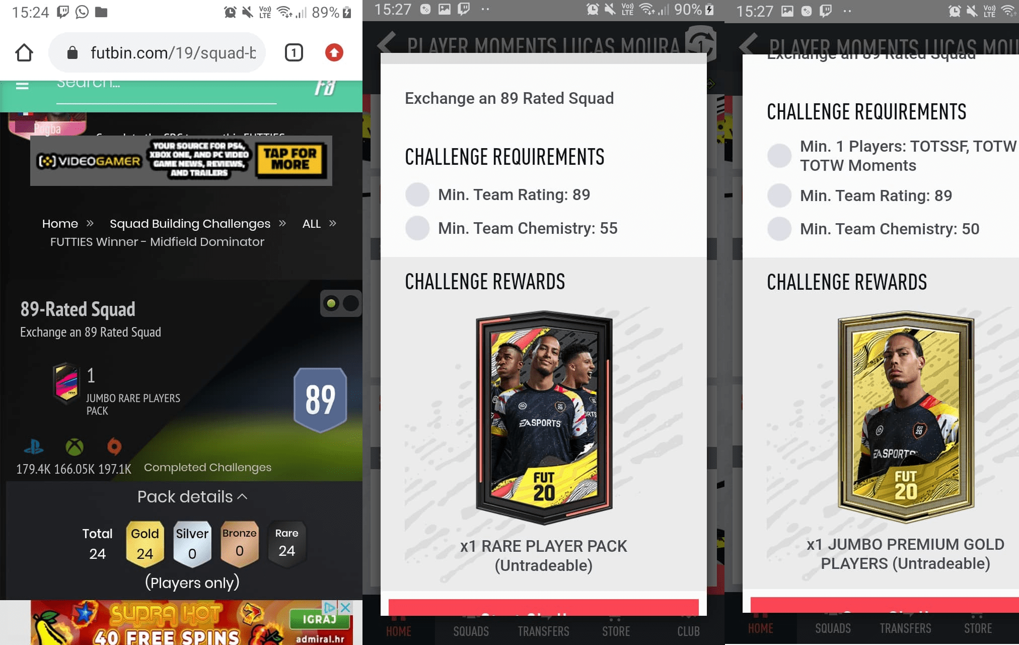 Last year 89 rated squad gave tradeable jumbo rare player pack. This