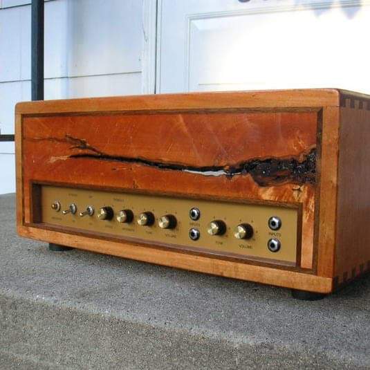 Amplifier enclosure I made for a friend. r/woodworking