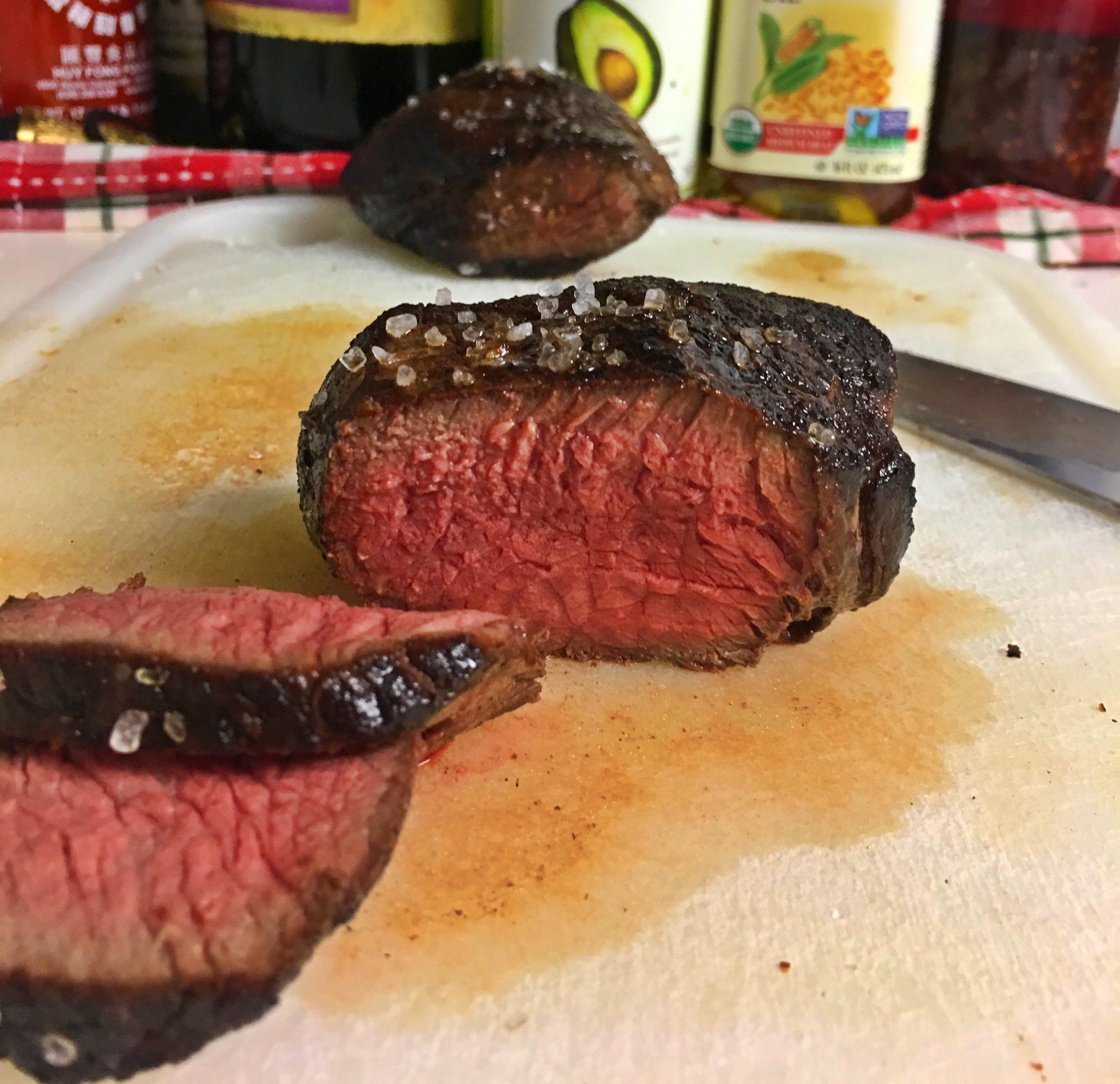 Late night top sirloin Sous Vide + Cast Iron sear with butter. r/meat