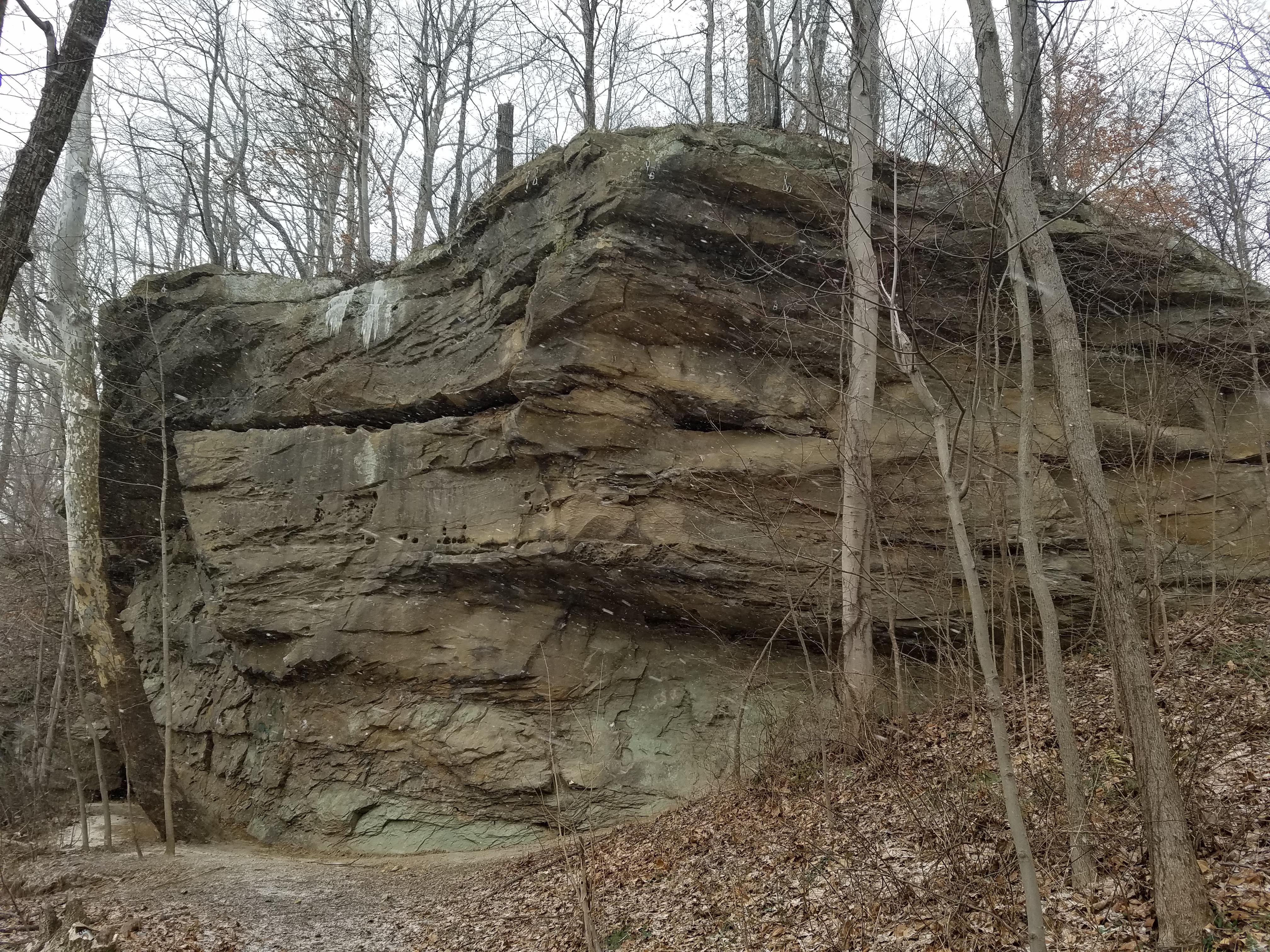Mollie's Rock in Dresden (Zanesville), Ohio. I cant wait to climb here