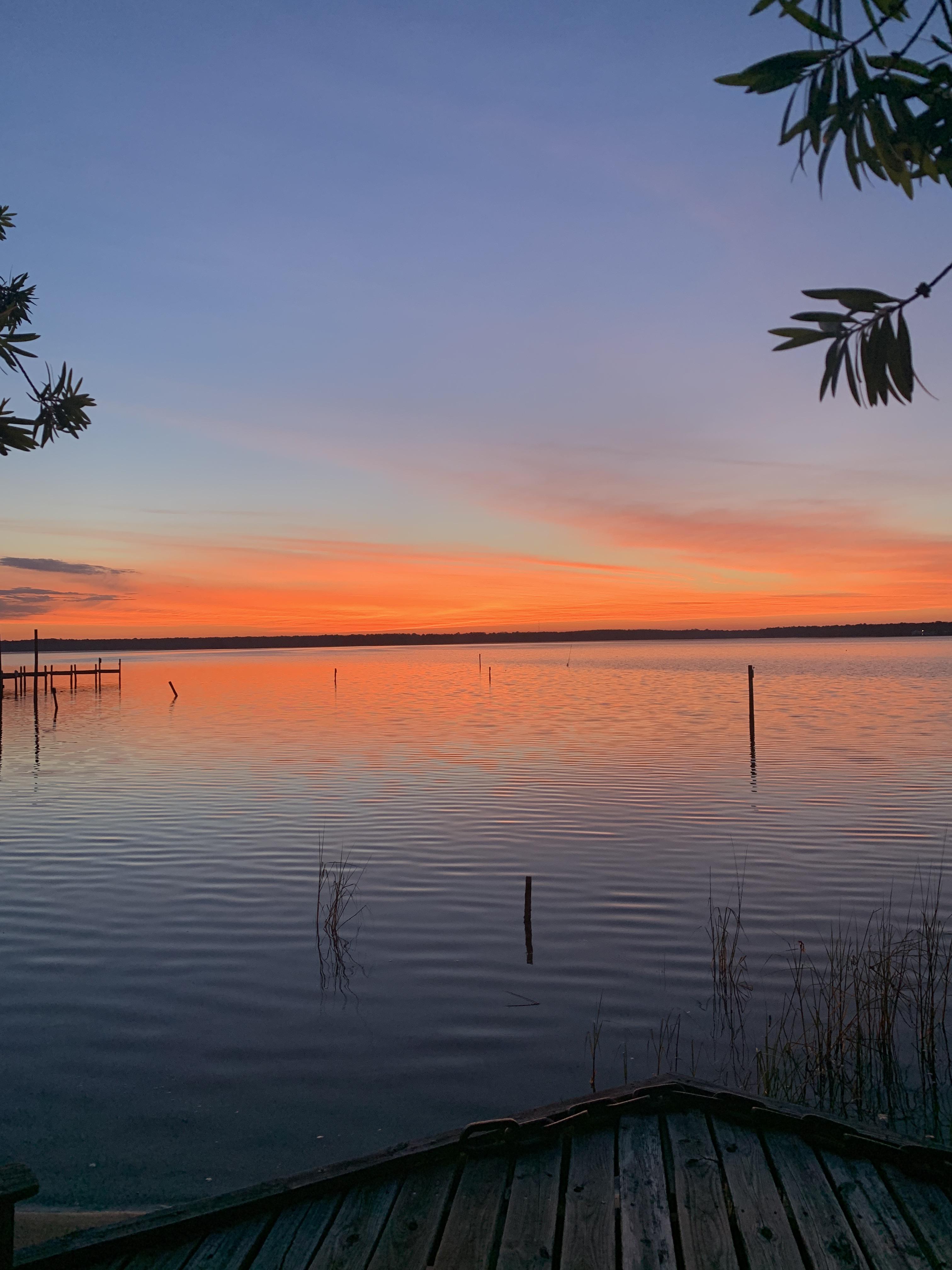 Weeks Bay sunrise r/Alabama