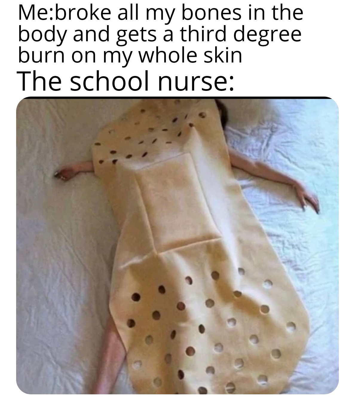 Yeah it's big bandaid time r/dankmemes