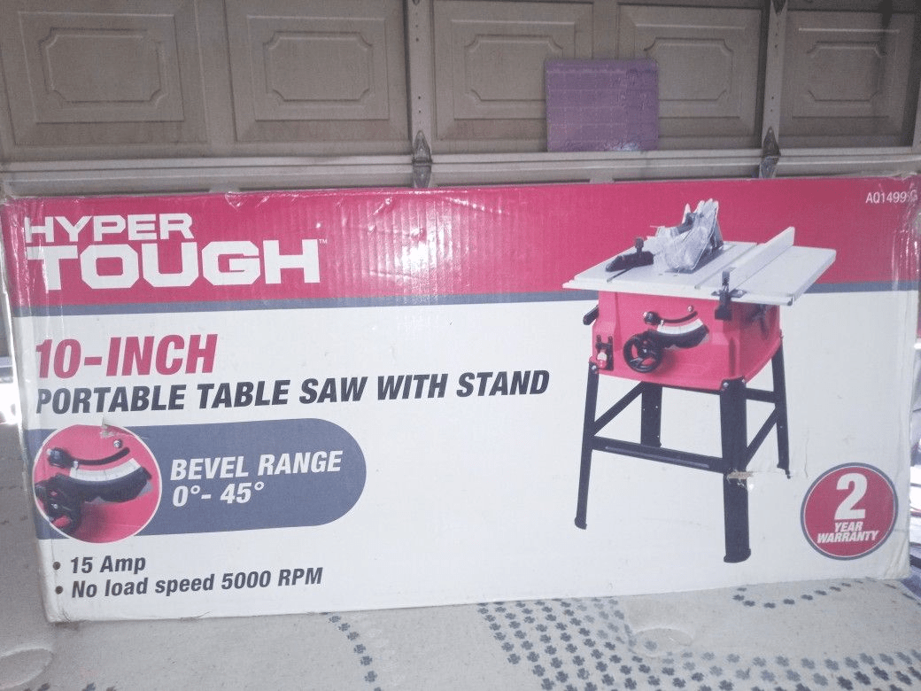 Okay Hear Me Out...Hyper Tough (Walmart) Table Saw. Thoughts? I'm