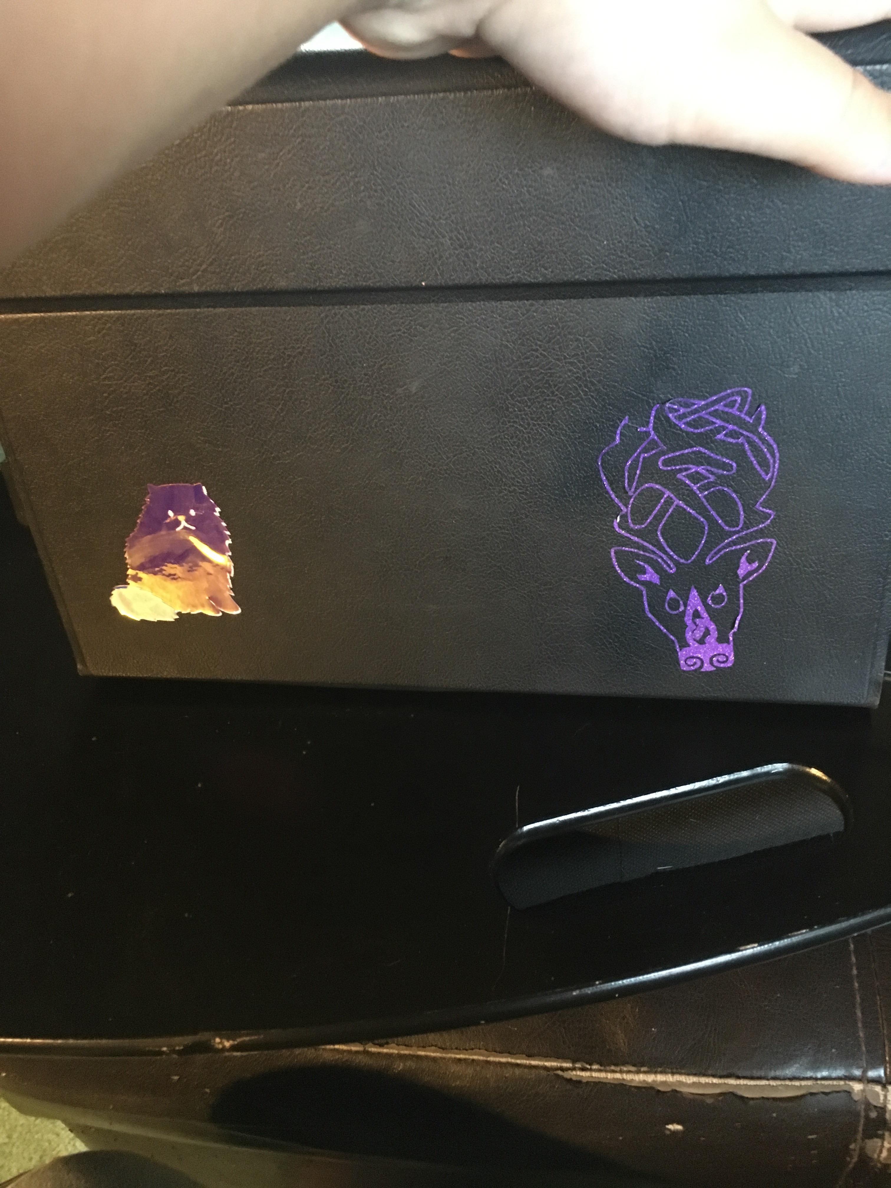 My first Cricut projects—laptop stickers! r/cricut
