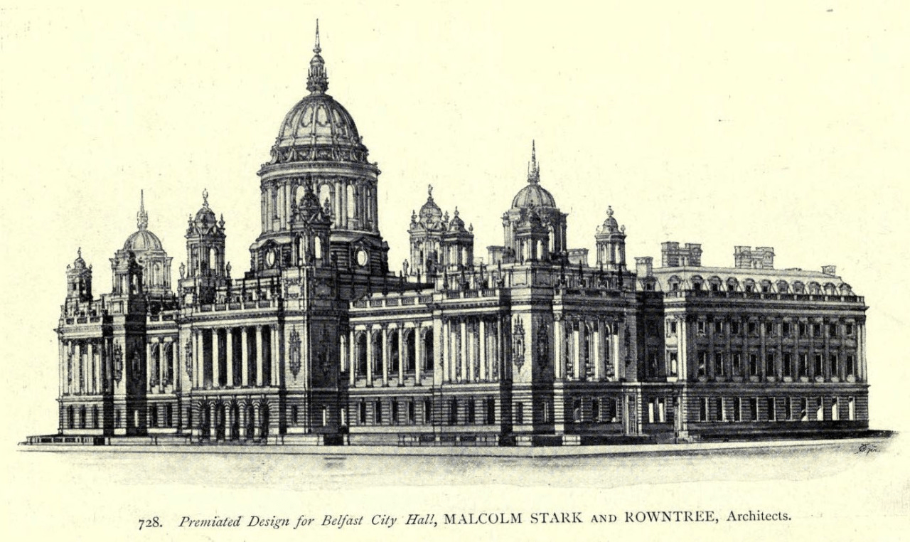 Premiated Design for Belfast City Hall, Northern Ireland r