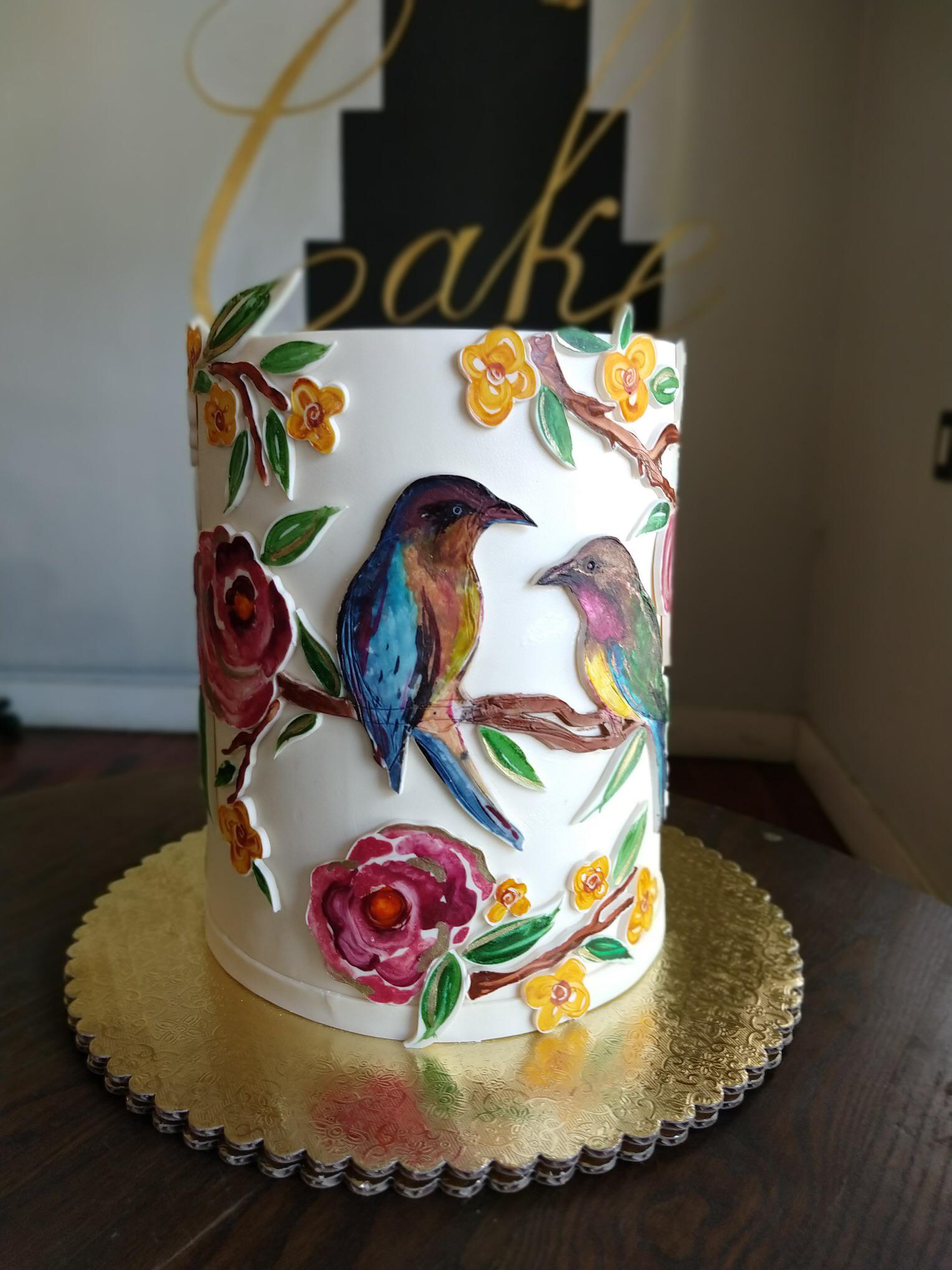 All I want to do is paint on modeling chocolate now. r/cakedecorating