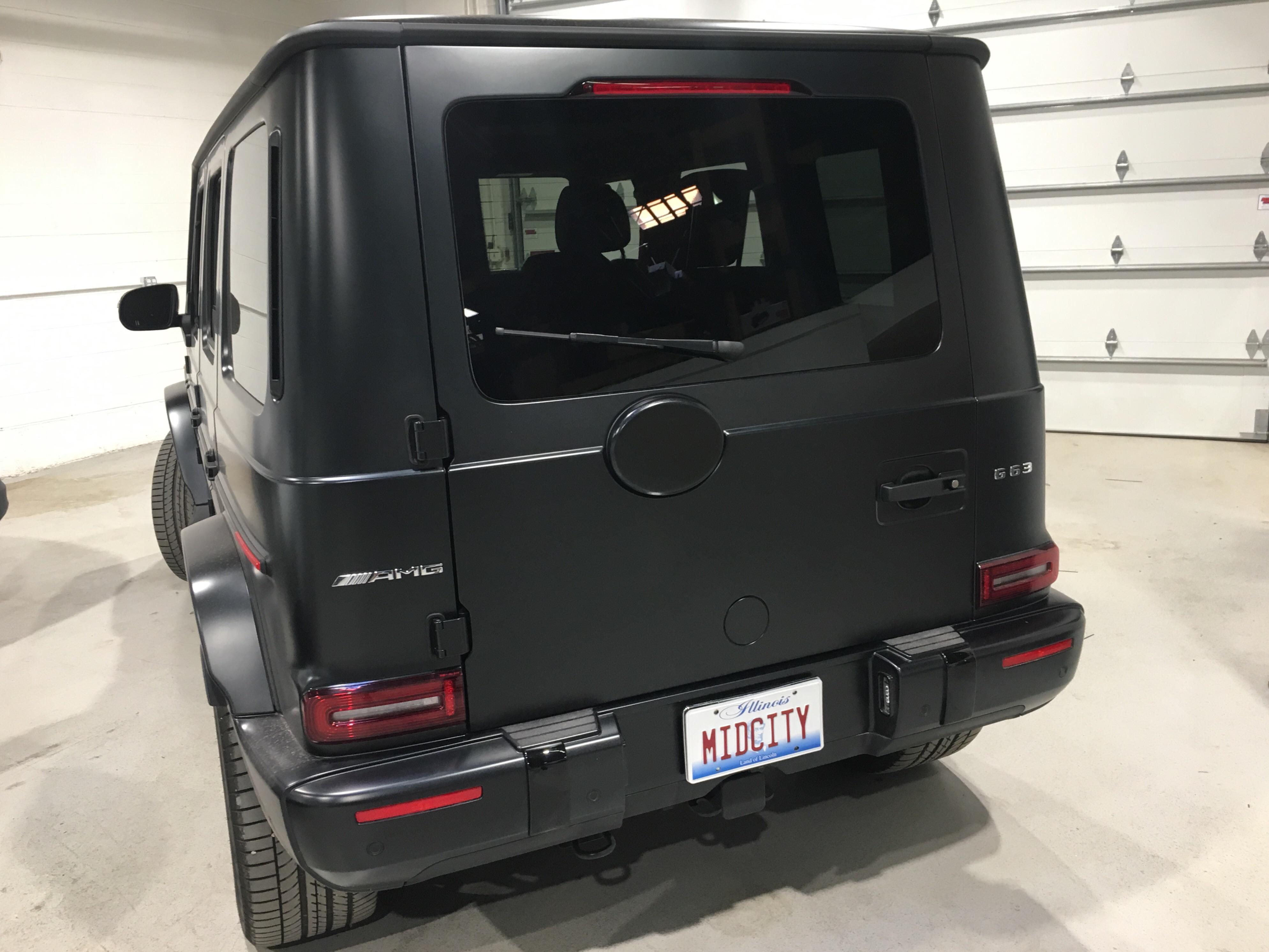 G63 AMG Spare Tire delete cover. 3D modeled and painted to match the