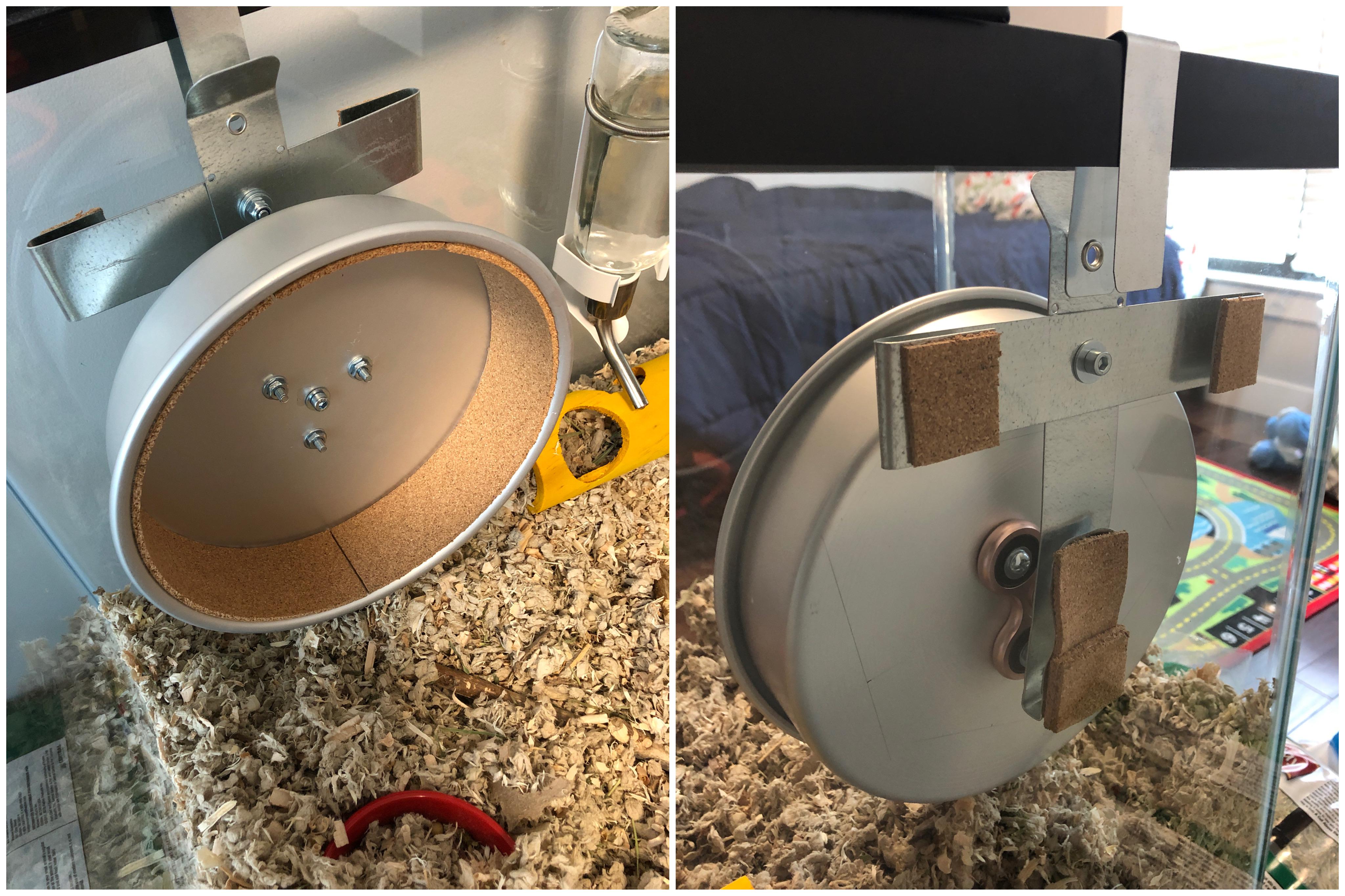 DIY silent “chewproof” exercise wheel! r/gerbil