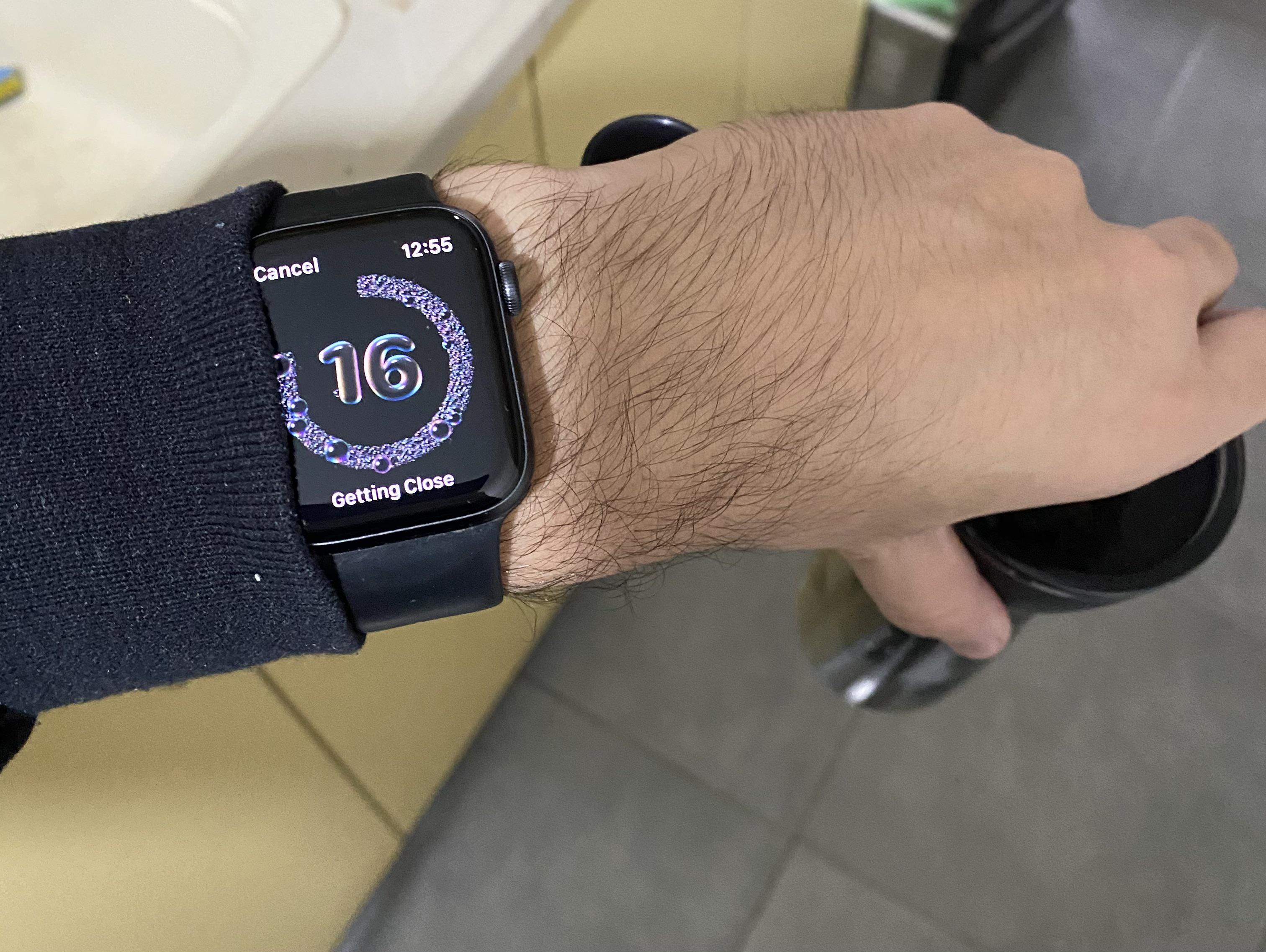 Apple Watch hand washing timer goes off when I’m handgrinding coffee. Presumably because of the