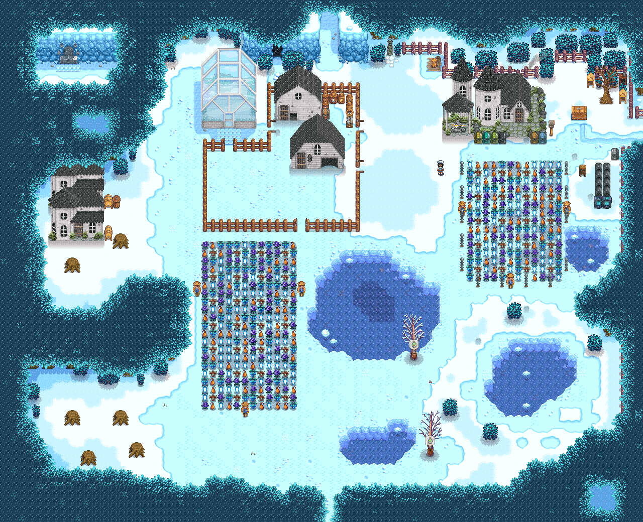 Resolute Farm, Year 1. r/FarmsofStardewValley