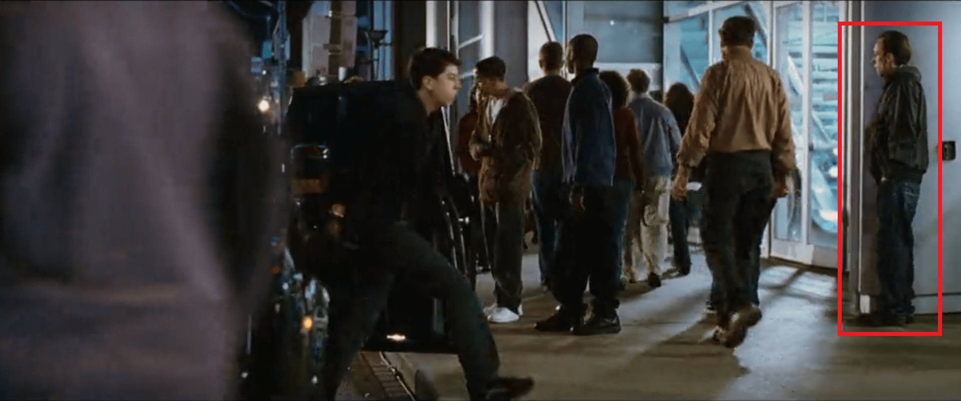 Early in KickAss, when Chris D'Amico visits the movies with his father