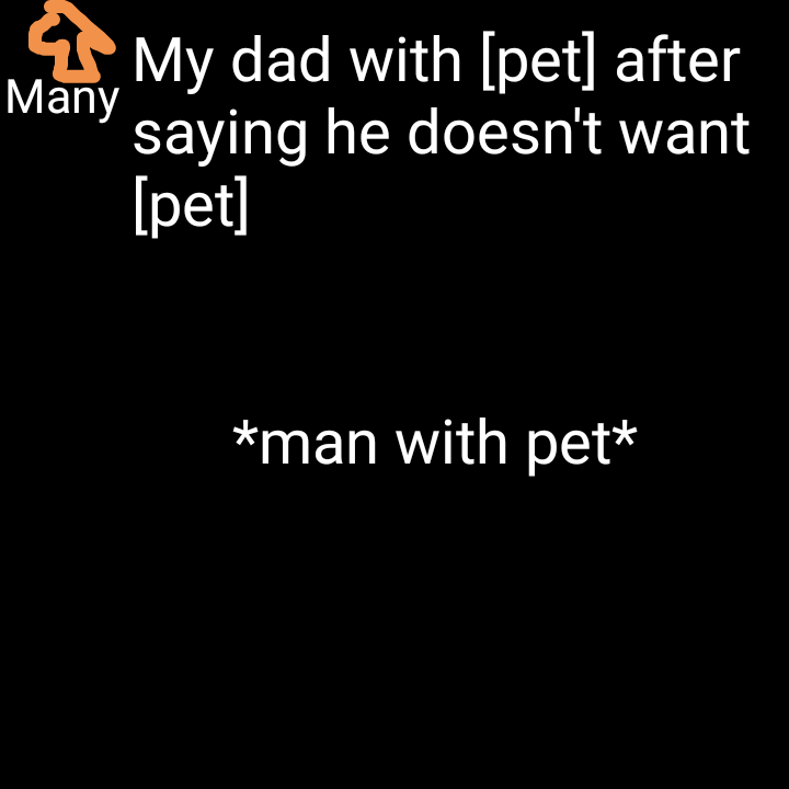 My dad with my dog after saying that he will commit canine genocide