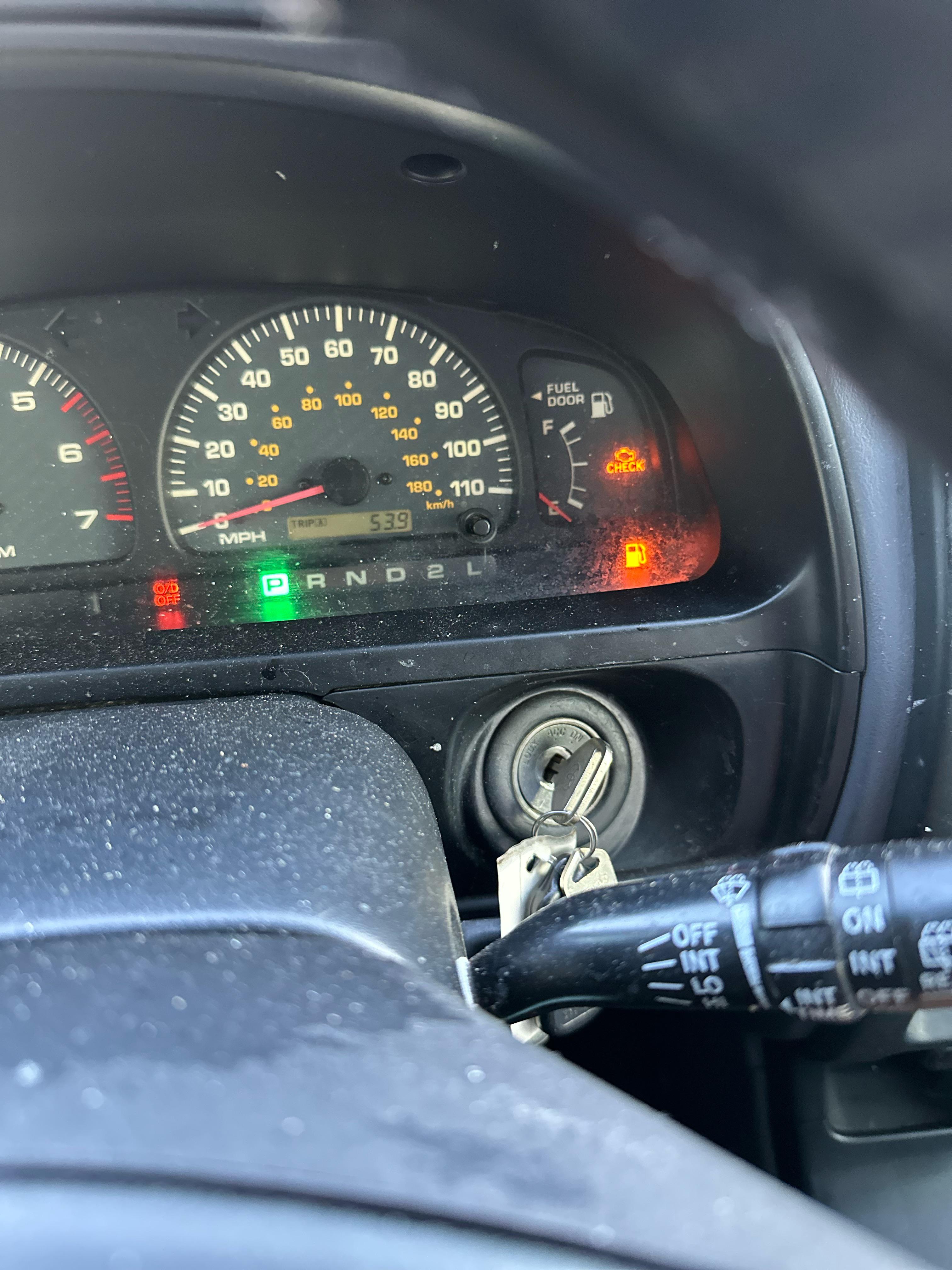 Gas gauge won’t move, no matter how much gas I put in. Not sure what’s