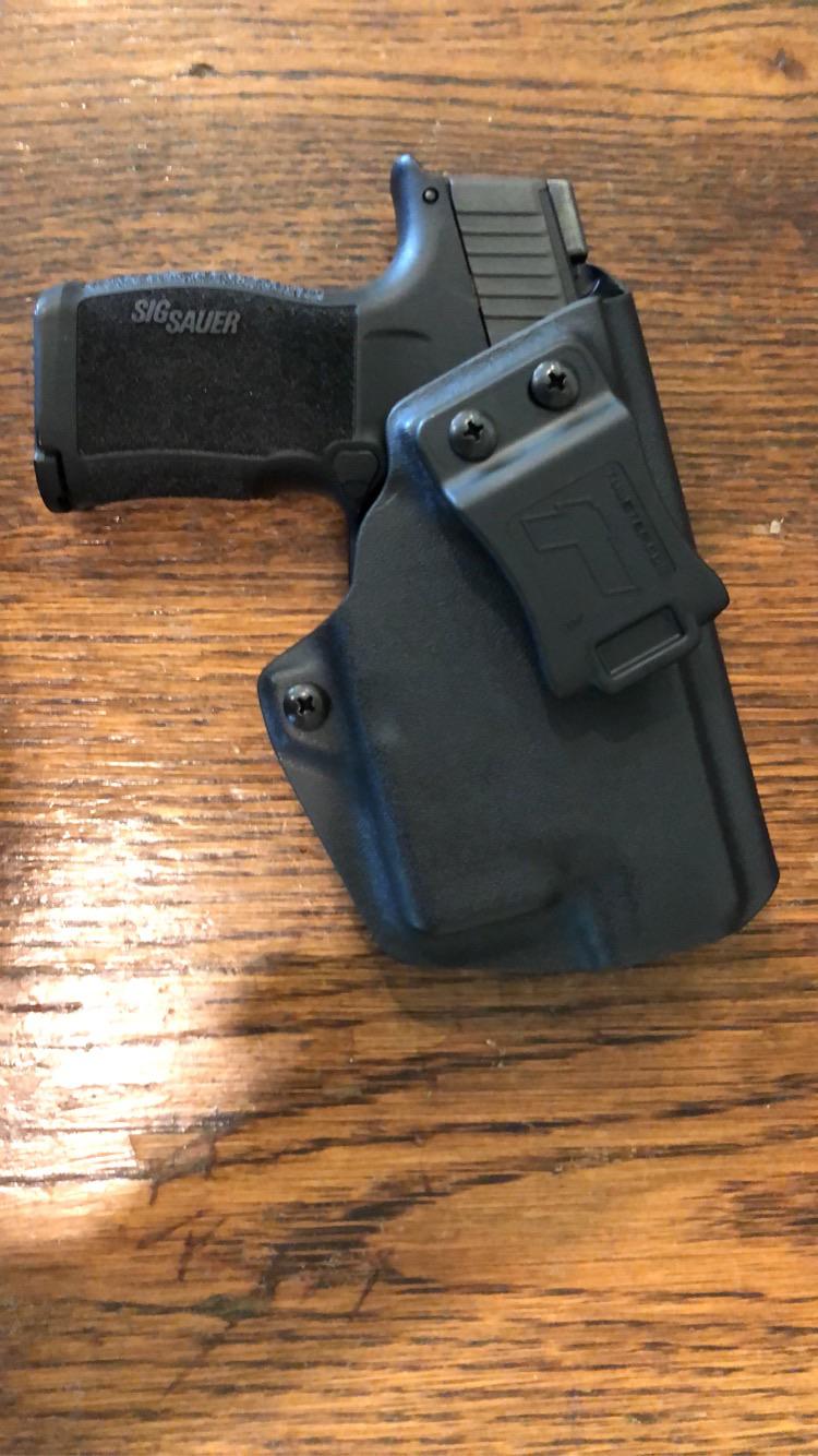 Just got a Tulster IWB holster for P365xl with Streamlight TLR6 r/P365xl