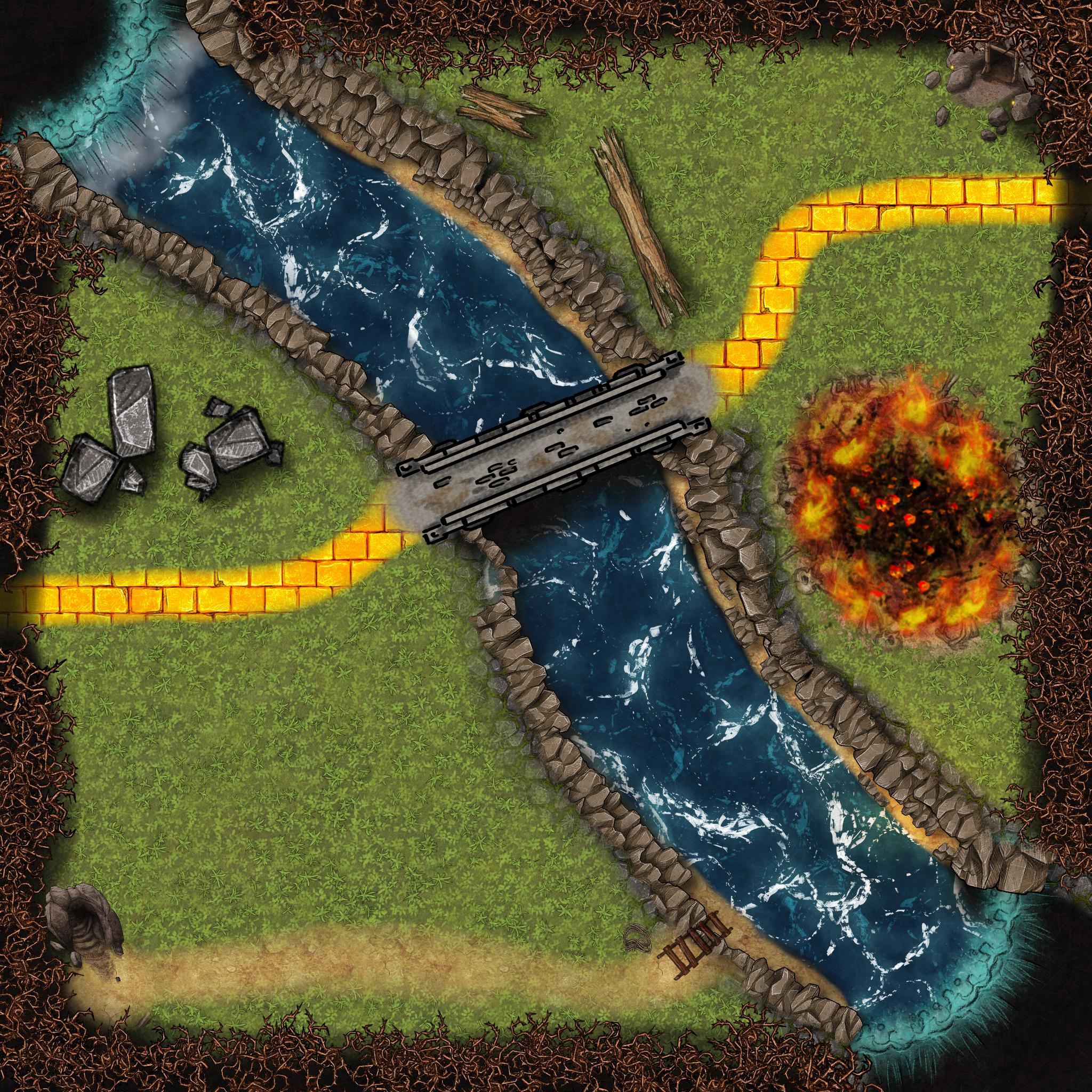 River crossing yellow brick road r/inkarnate