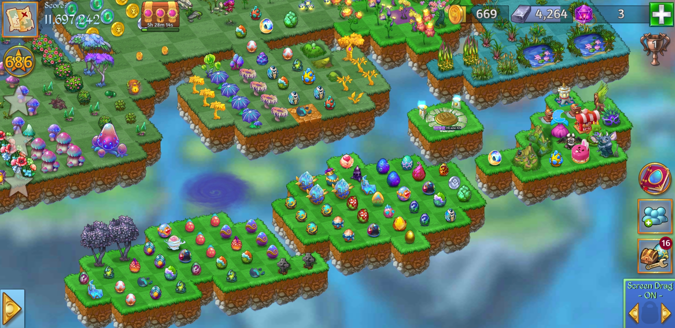 So. Many. Eggs. Do I merge the threes and keep the spare, or do I just