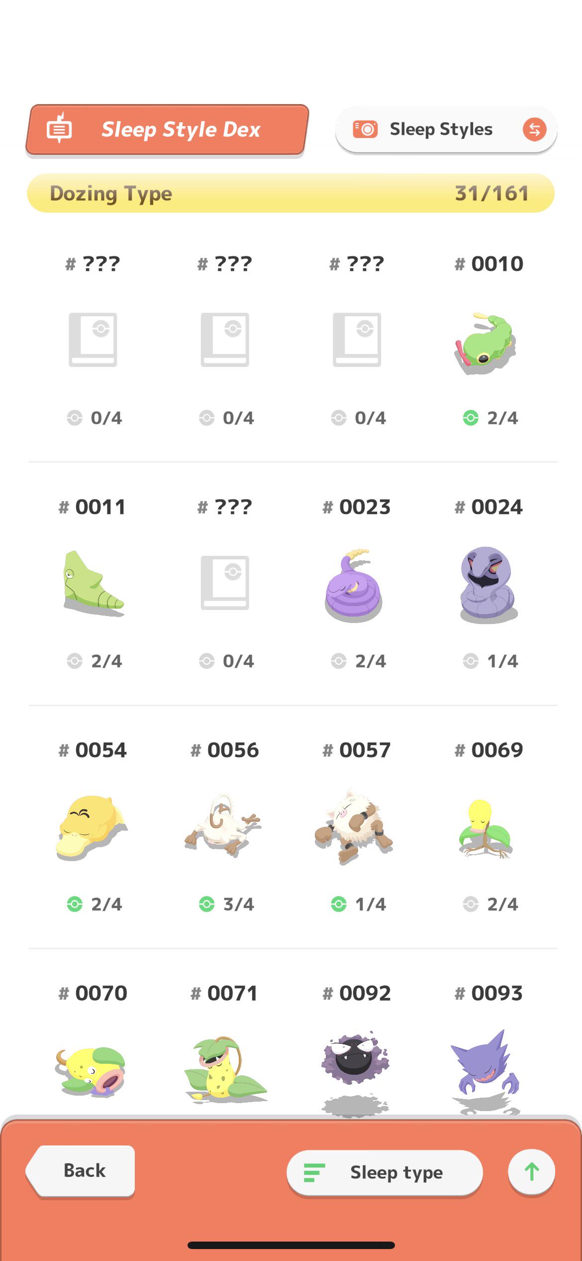 What do the green pokeballs mean? r/PokemonSleep