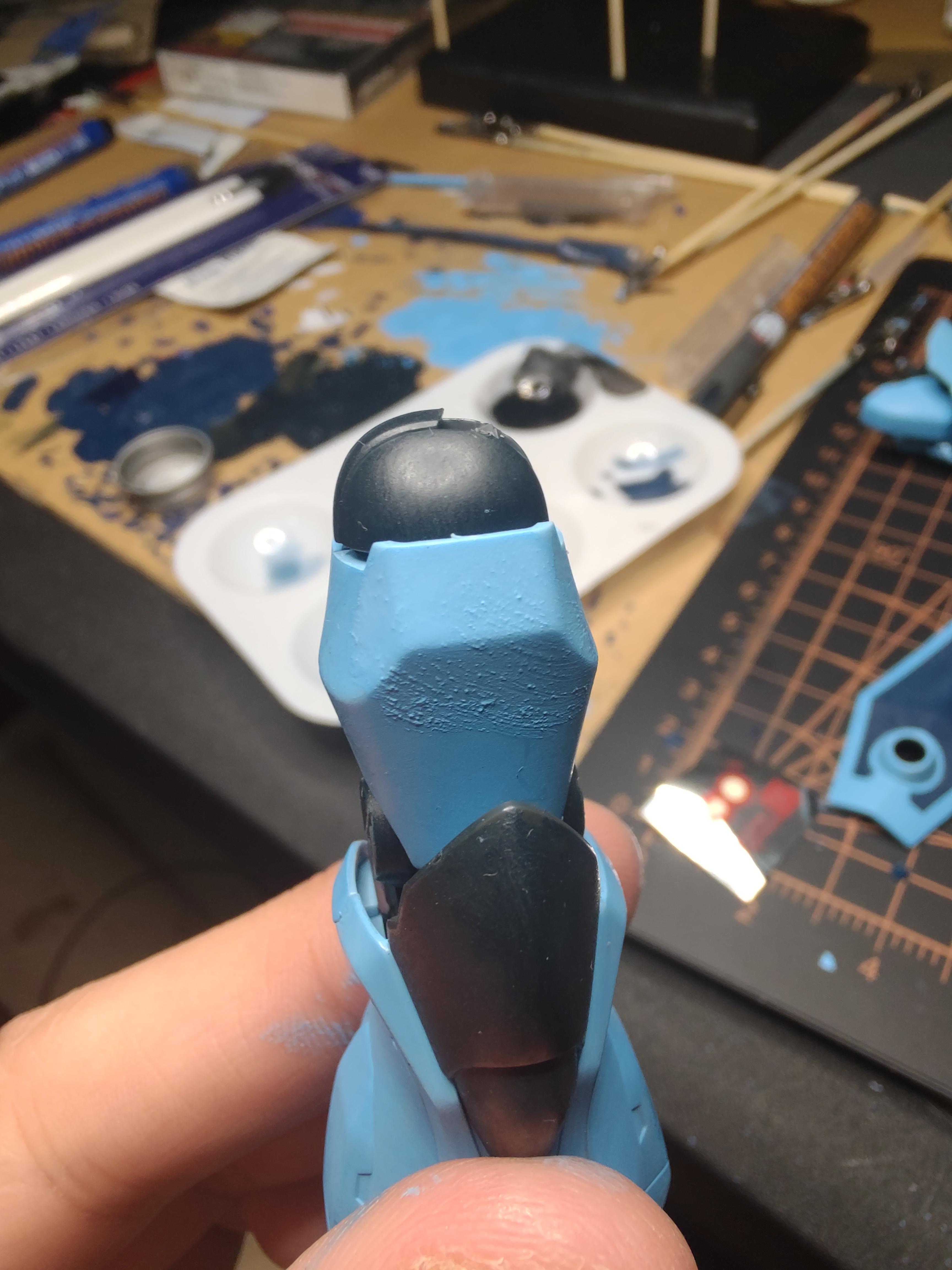 Learning to hand paint with no prior experience. Second coats with