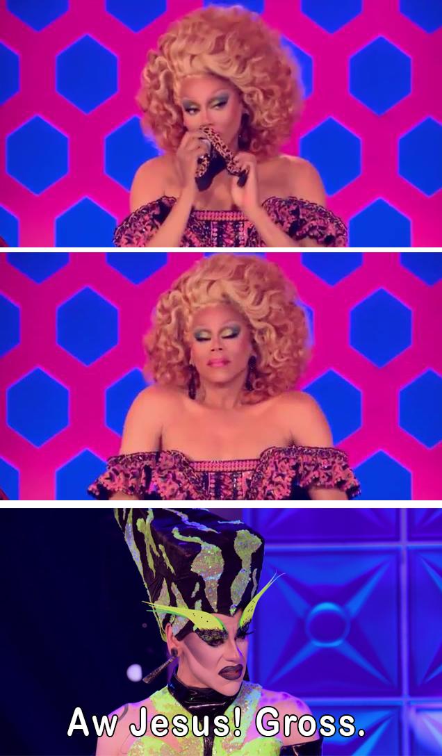 Aw Jesus! Gross. rupaulsdragrace