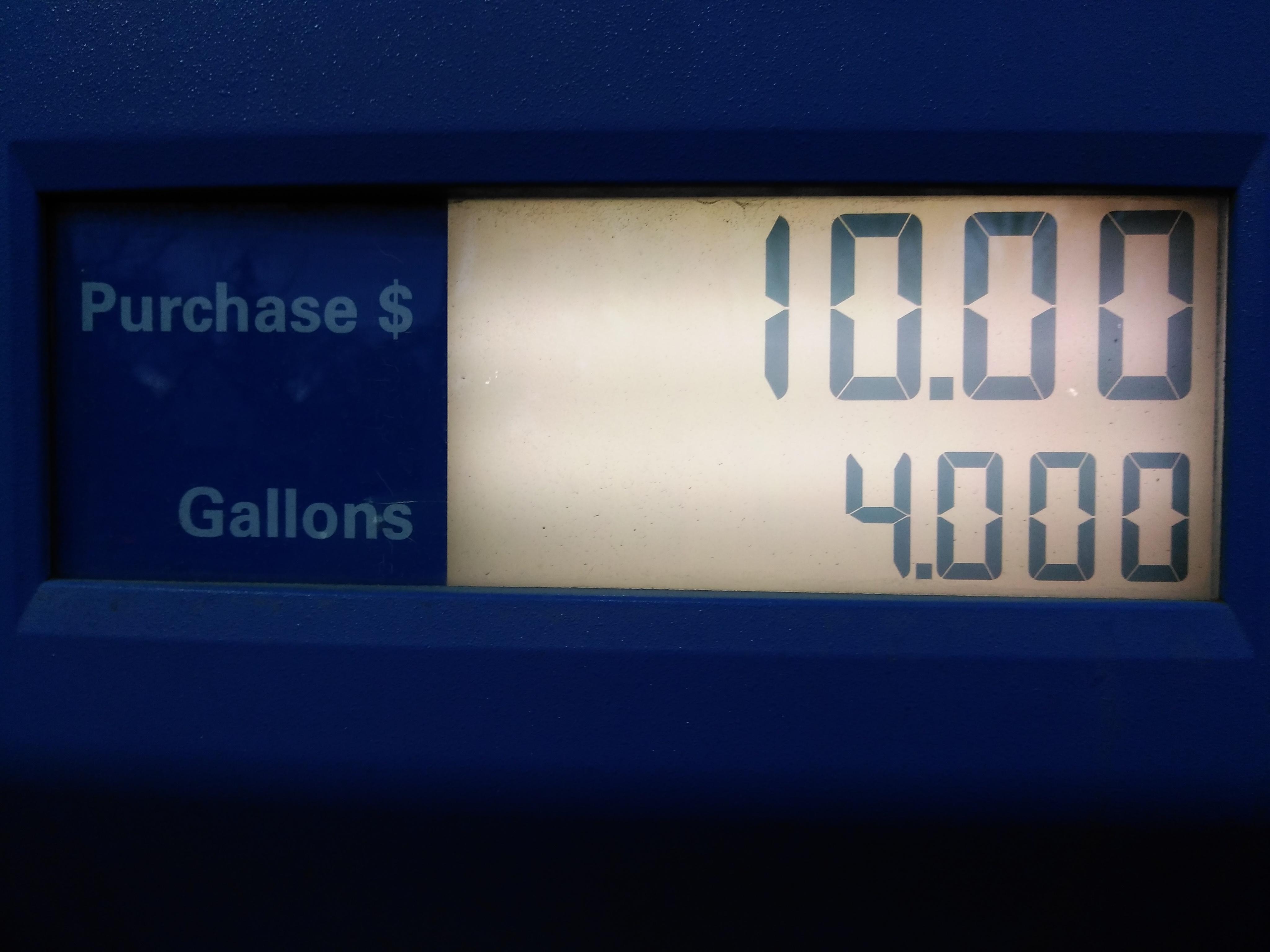 Perfect numbers at the gas station today. r/mildlyinteresting