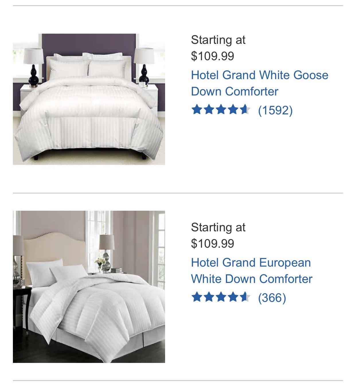 I am so confused. What’s the difference between European down and goose