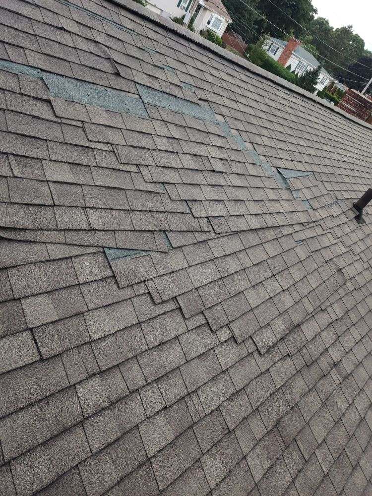 My roof shingles are slowly but surely sliding off. The rest of the