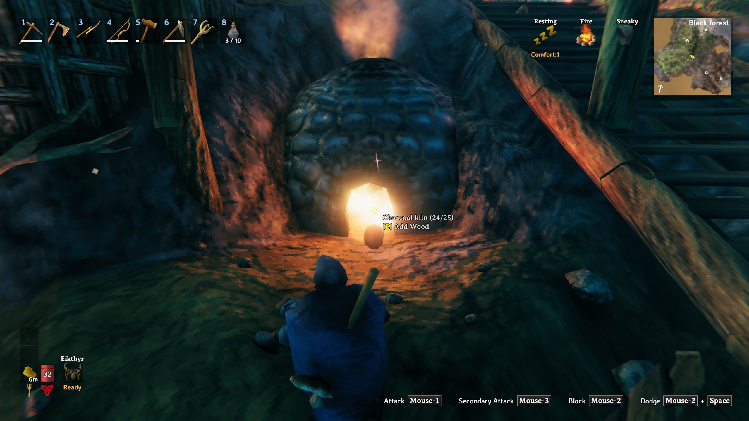 Build Tip Since the Kiln requires so much space behind it to place